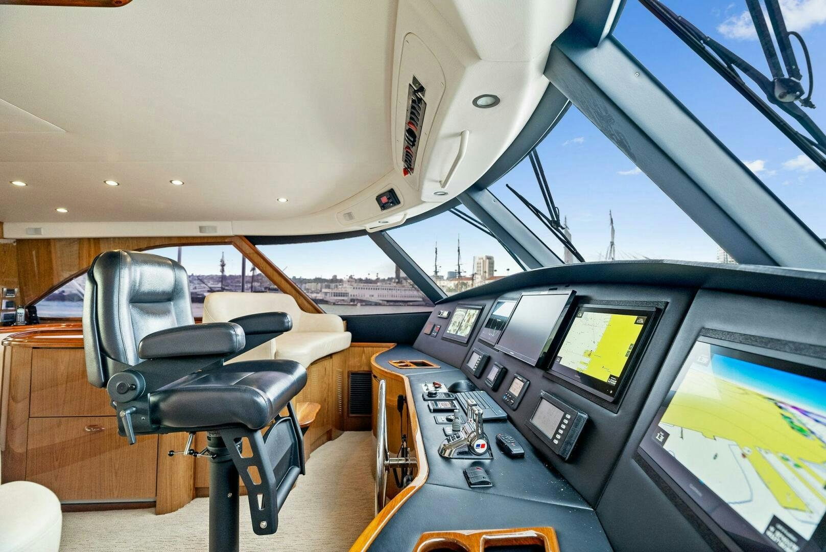 inside of a vehicle aboard FORTY NINER Yacht for Sale