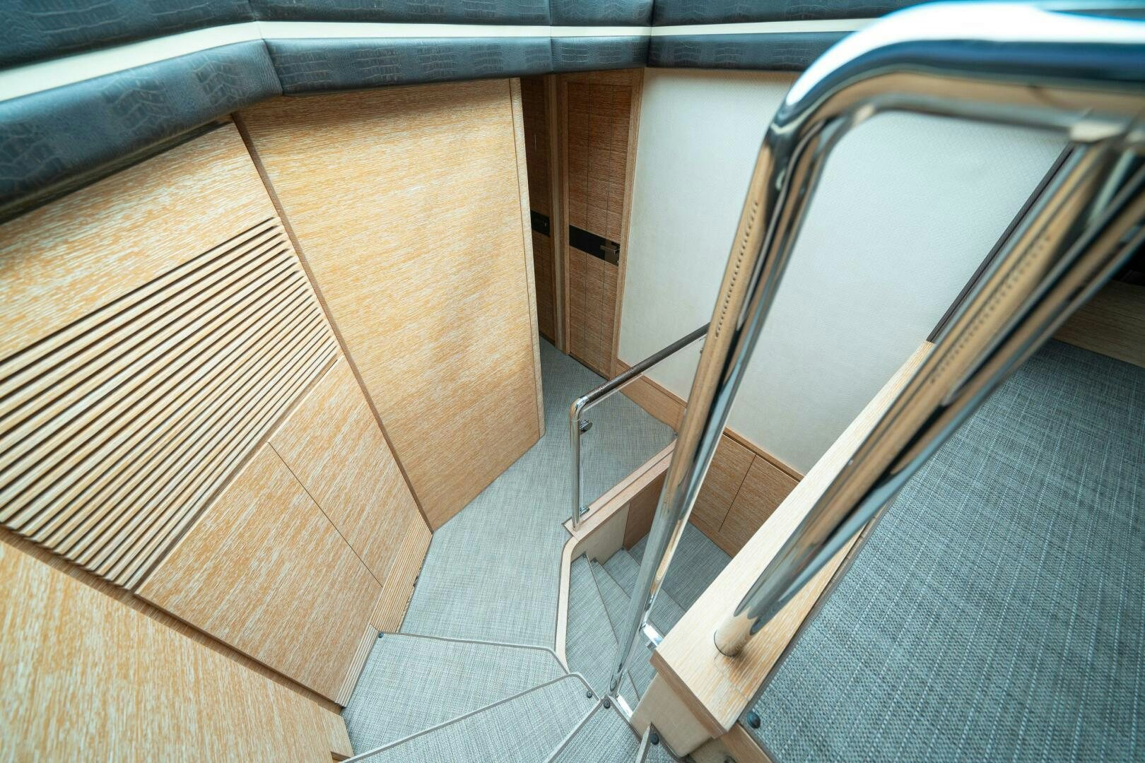 a wooden box on a wooden surface aboard SERENDIPITY II Yacht for Sale