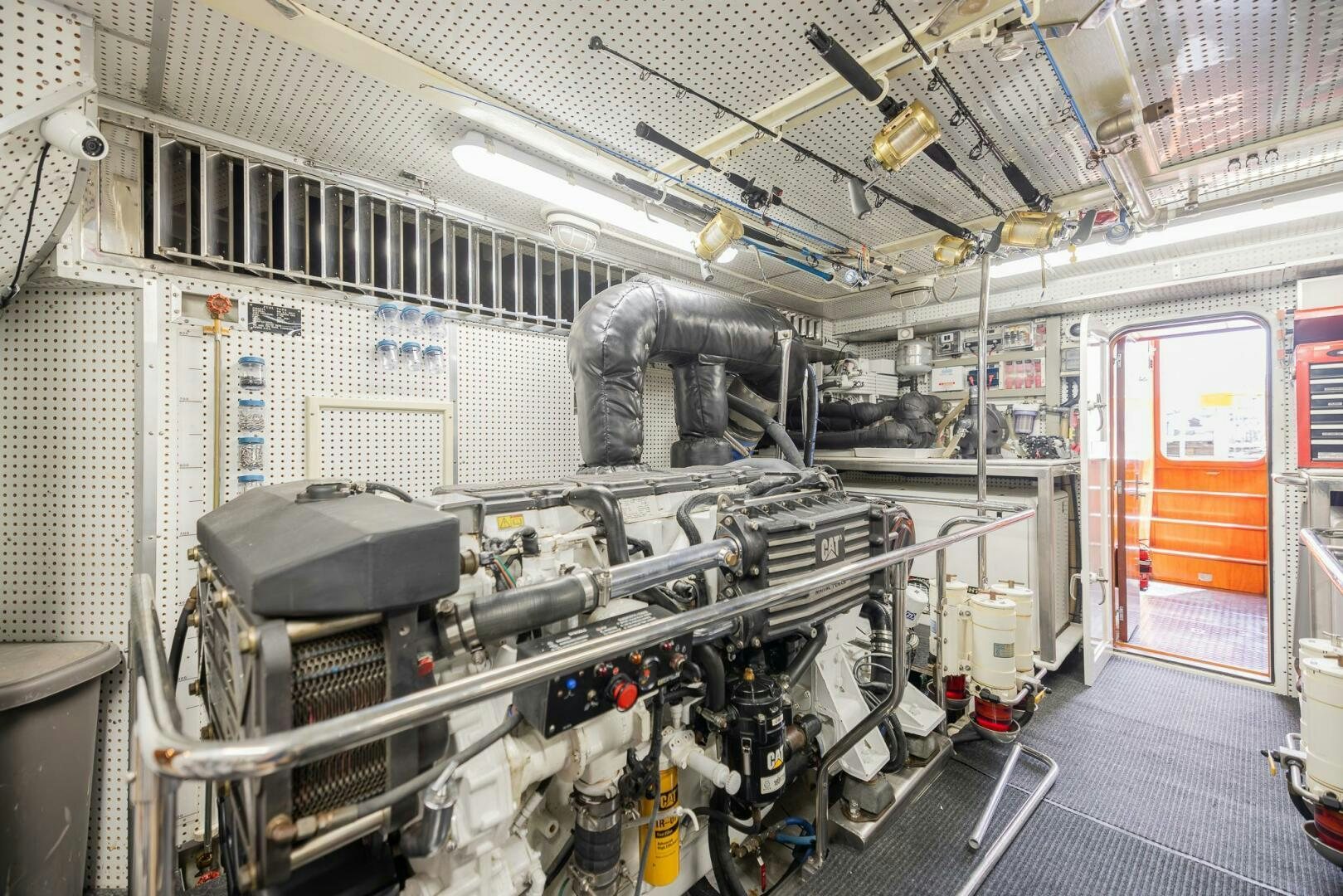 a machine inside a factory aboard COLETTE Yacht for Sale