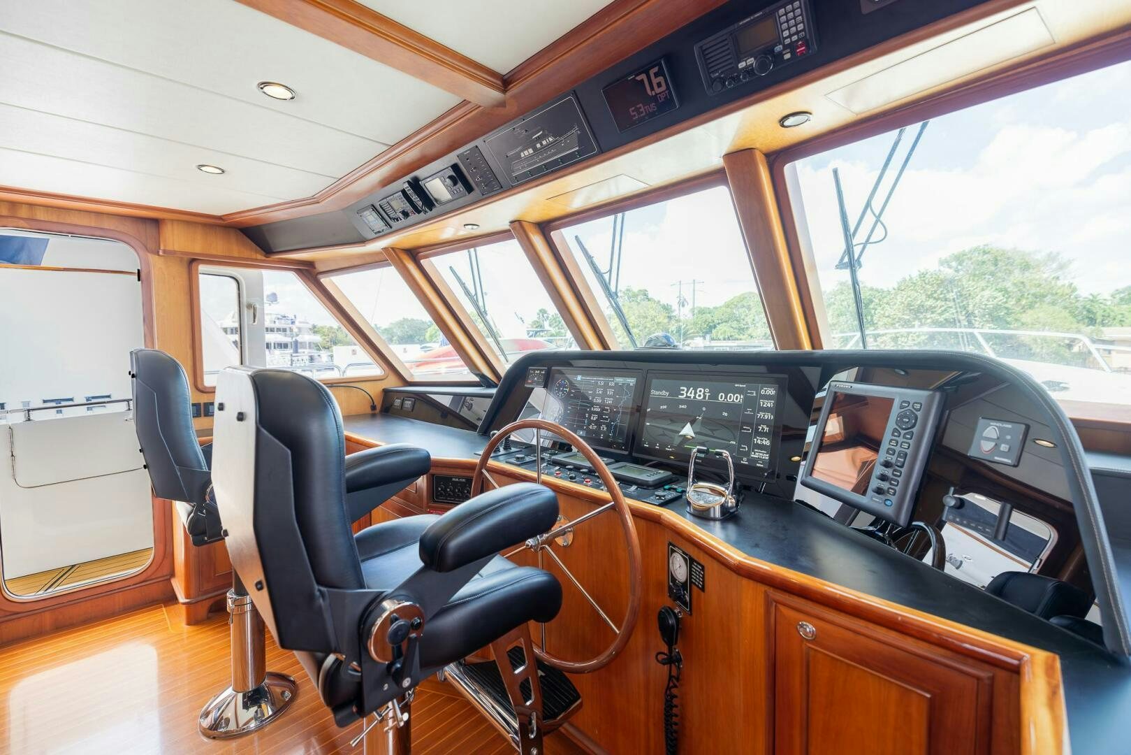 inside of a bus aboard COLETTE Yacht for Sale