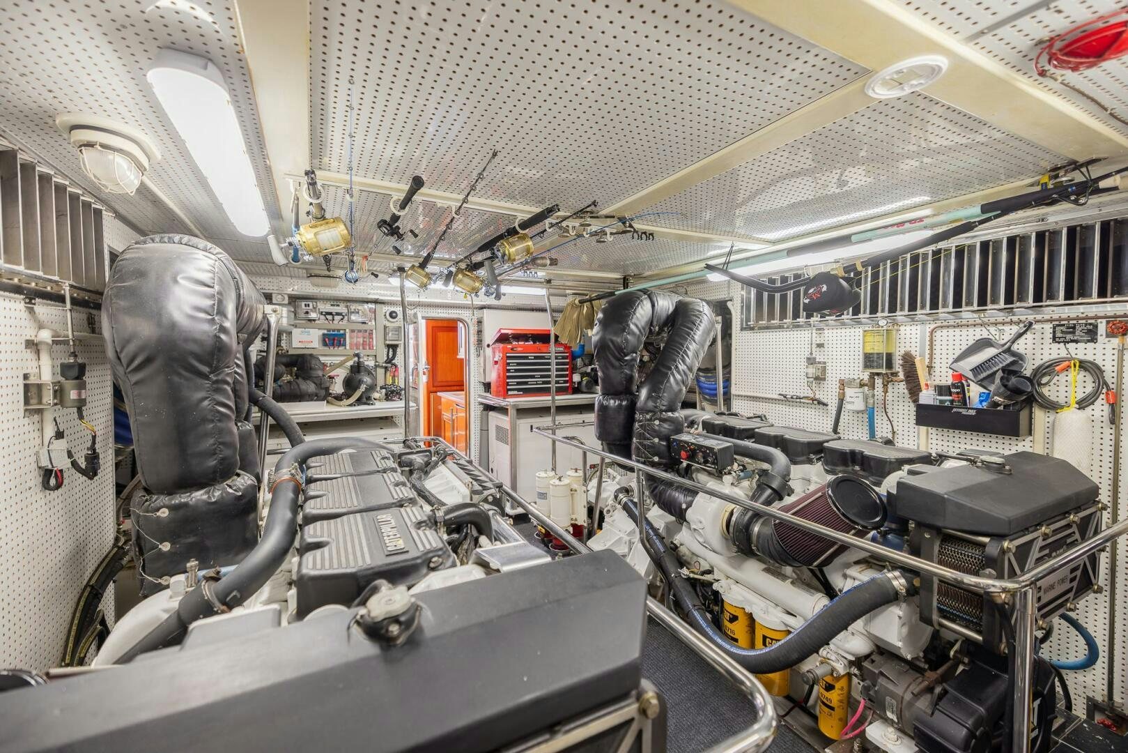 inside view of a factory aboard COLETTE Yacht for Sale