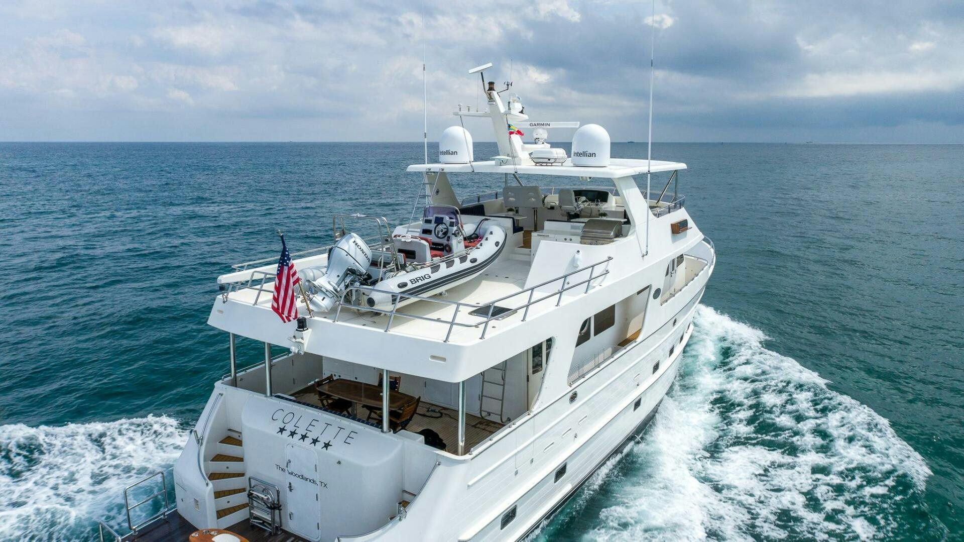 a boat on the water aboard COLETTE Yacht for Sale