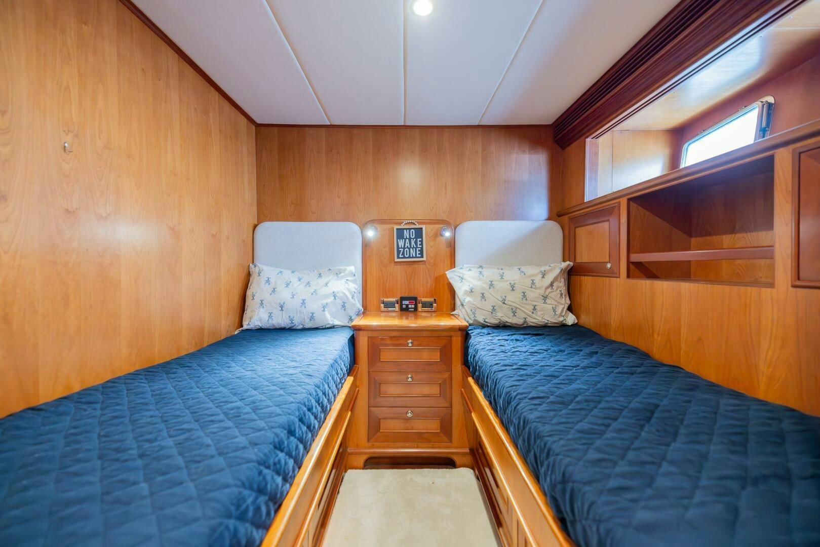a room with bunk beds aboard COLETTE Yacht for Sale