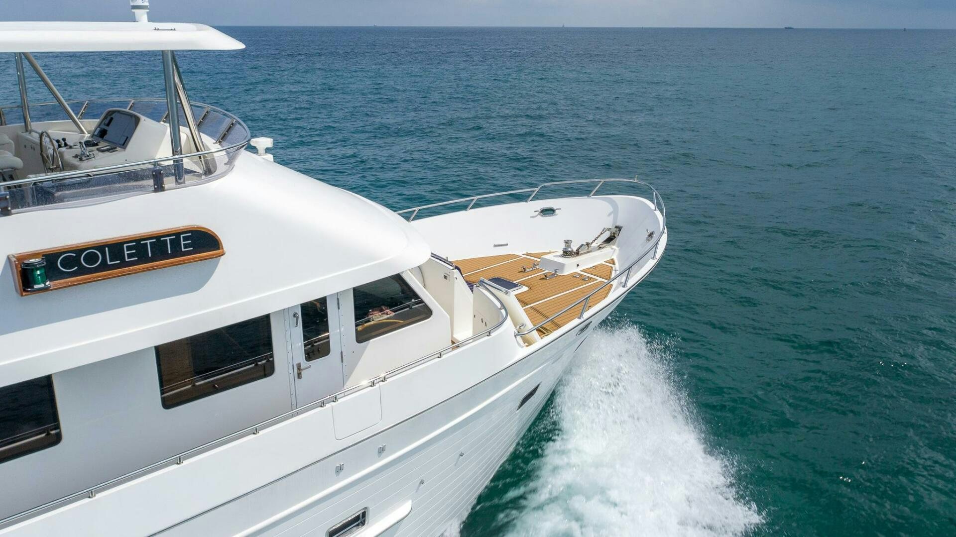 a boat on the water aboard COLETTE Yacht for Sale