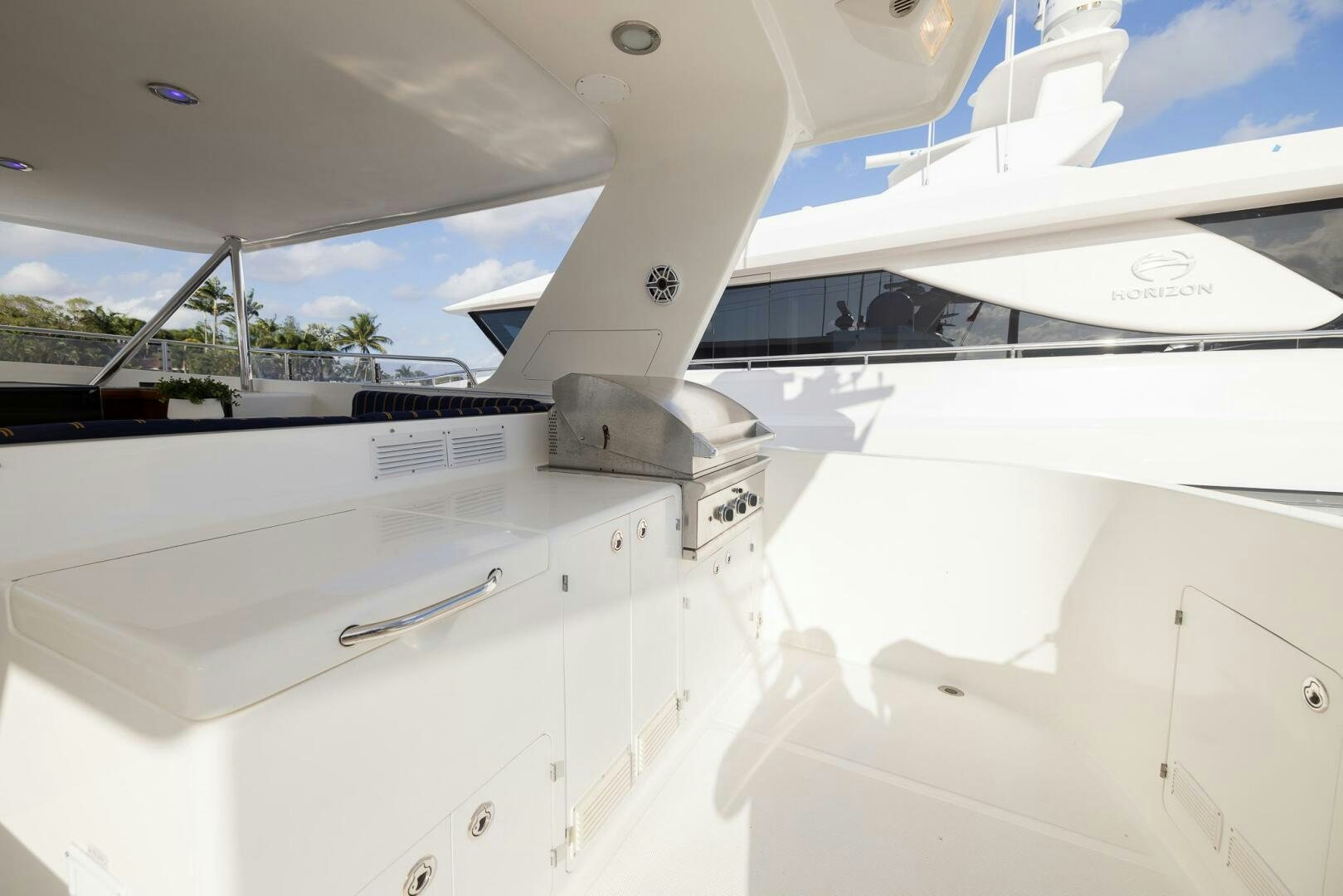 a close-up of a missile aboard COLETTE Yacht for Sale