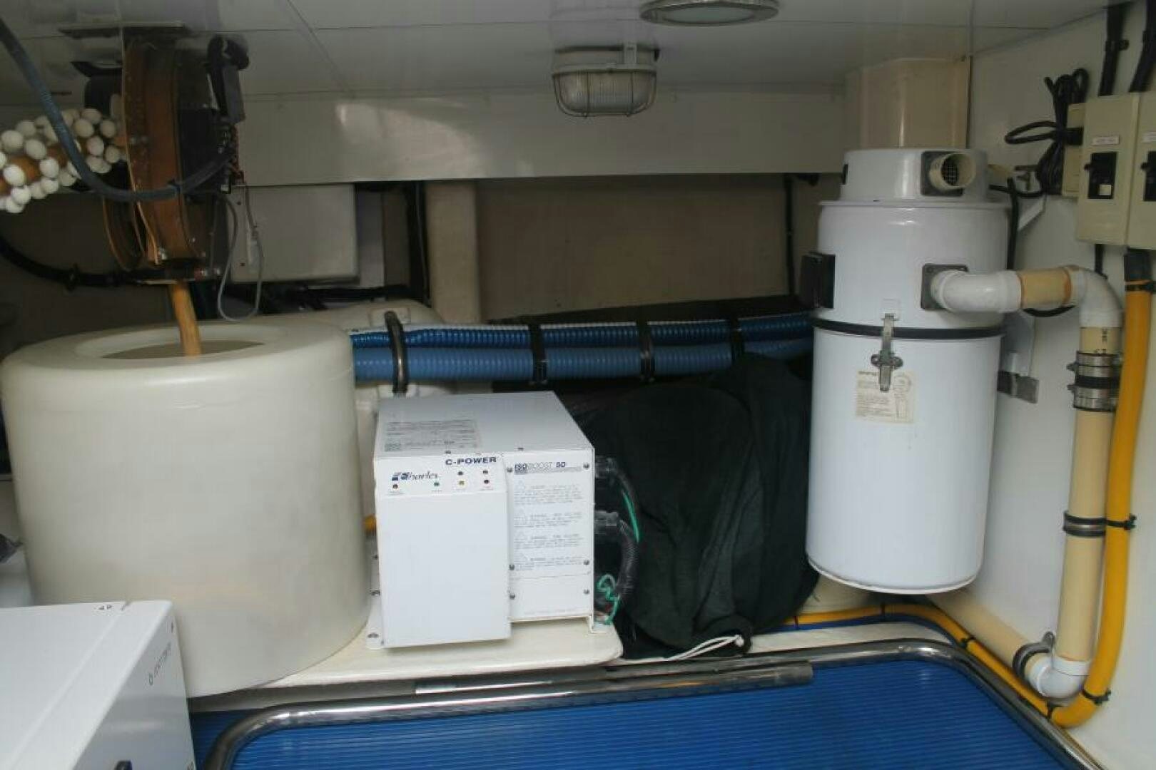 a machine in a factory aboard PARTNERSHIP Yacht for Sale