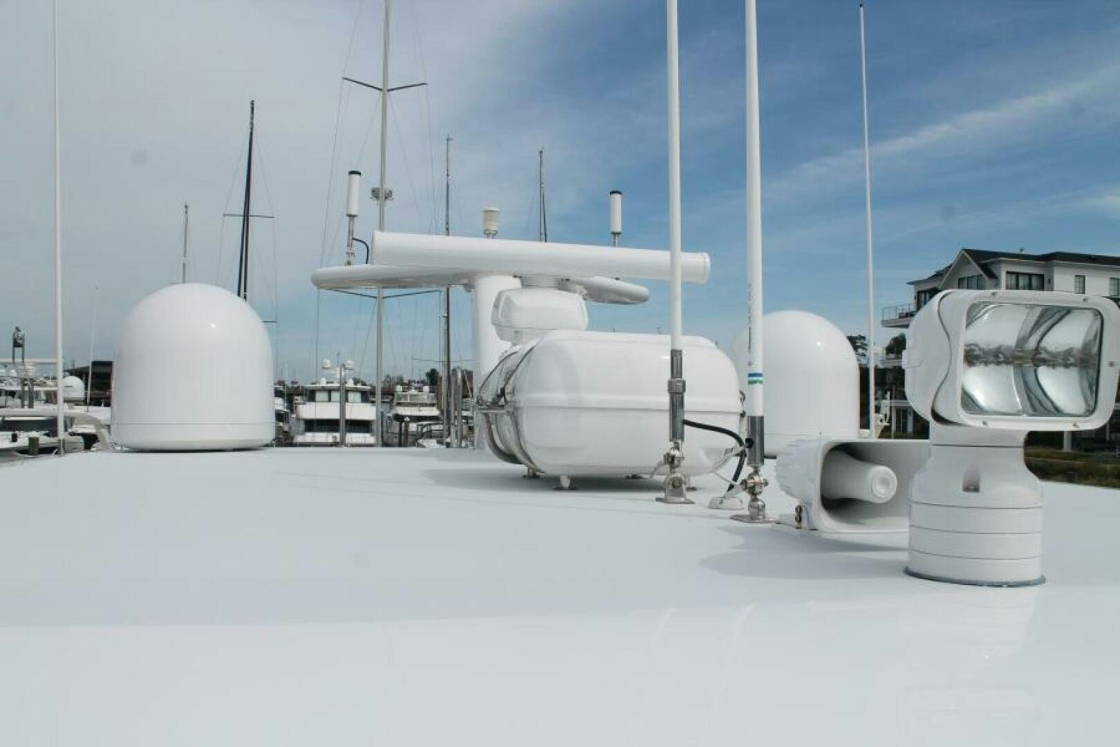 a group of white tanks aboard PARTNERSHIP Yacht for Sale