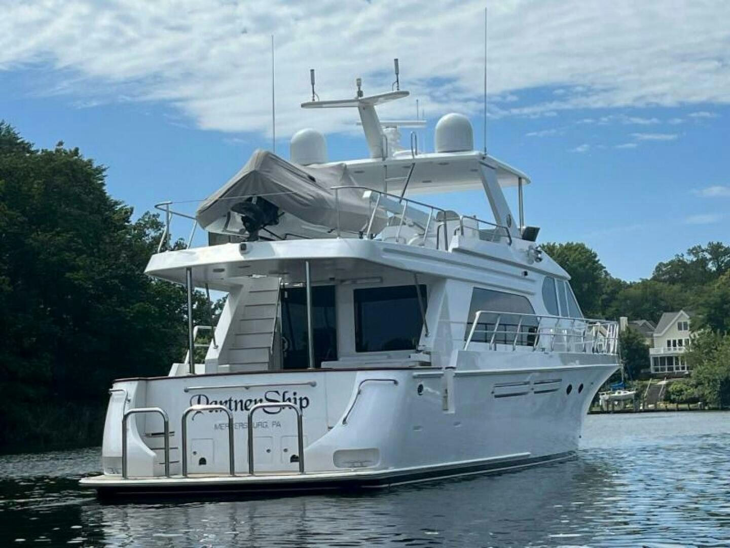 a boat on the water aboard PARTNERSHIP Yacht for Sale