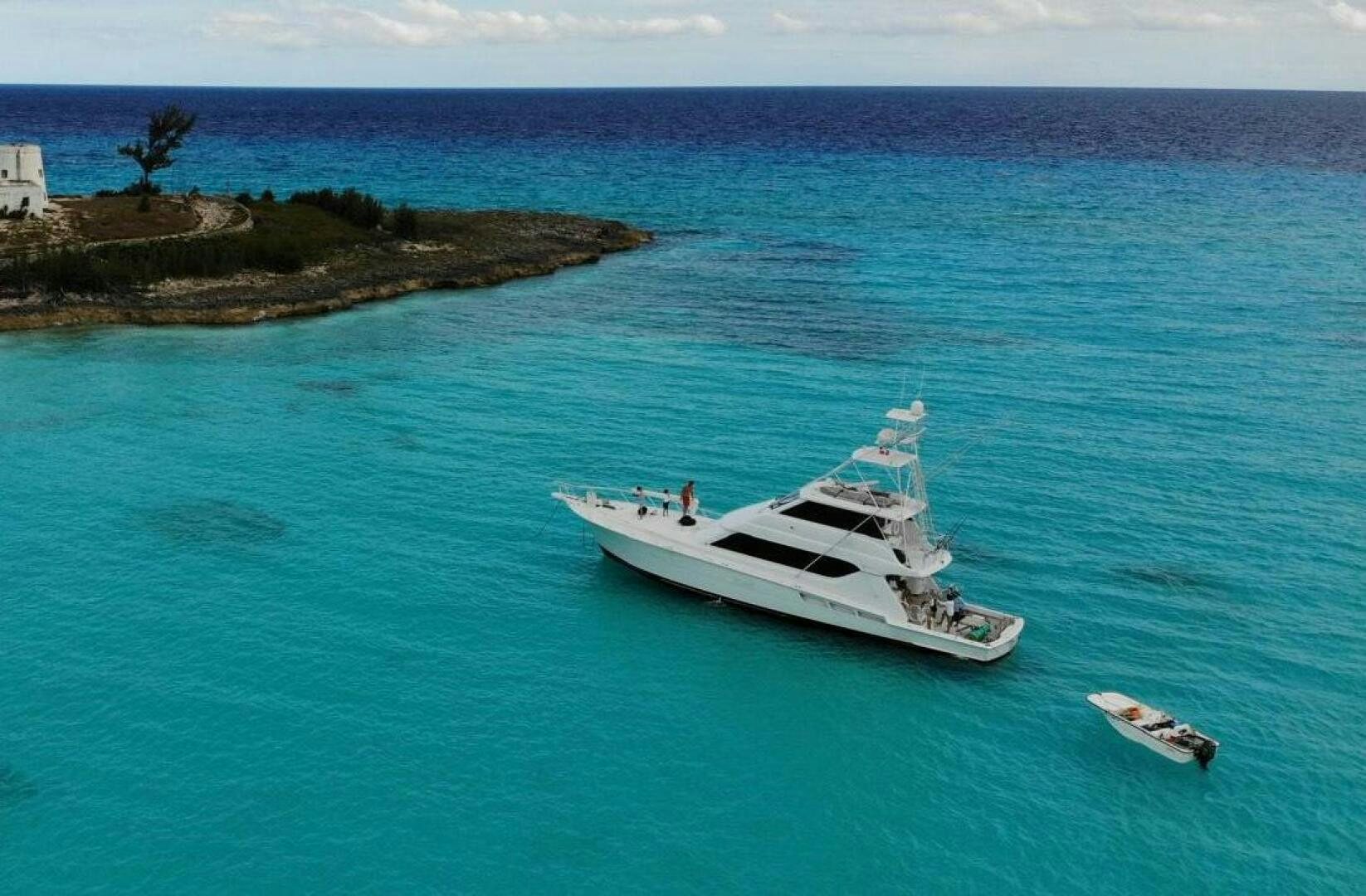 a boat in the water aboard MRS. Z Yacht for Sale