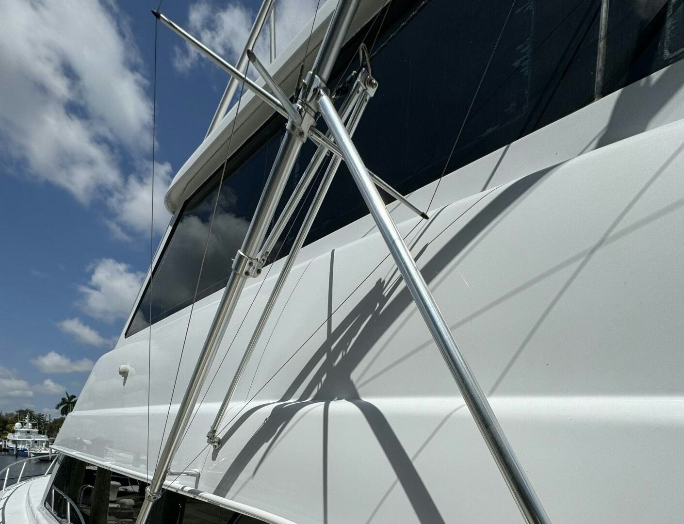 a close-up of a building aboard MRS. Z Yacht for Sale