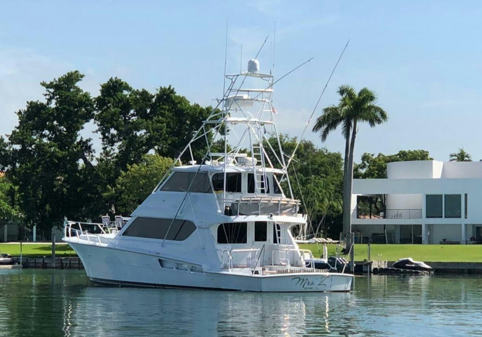 a boat in the water aboard MRS. Z Yacht for Sale