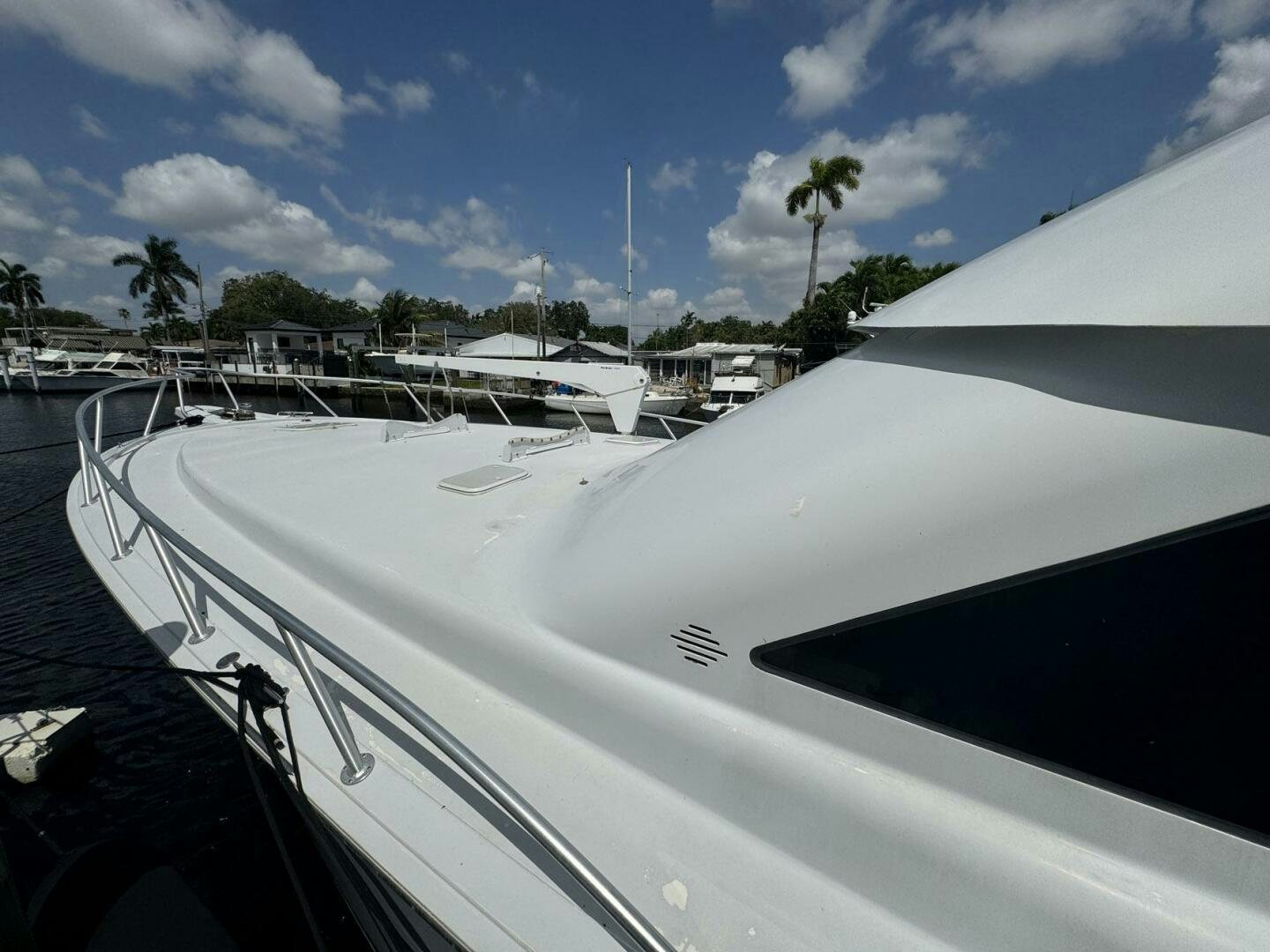 a close-up of a boat aboard MRS. Z Yacht for Sale