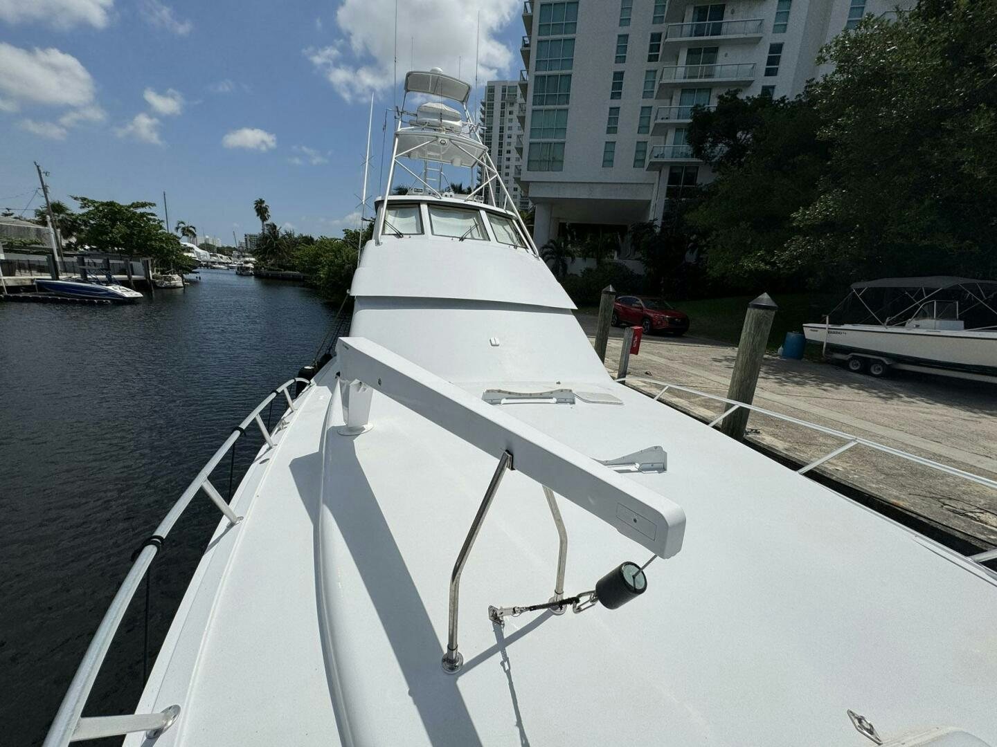 a boat on the water aboard MRS. Z Yacht for Sale