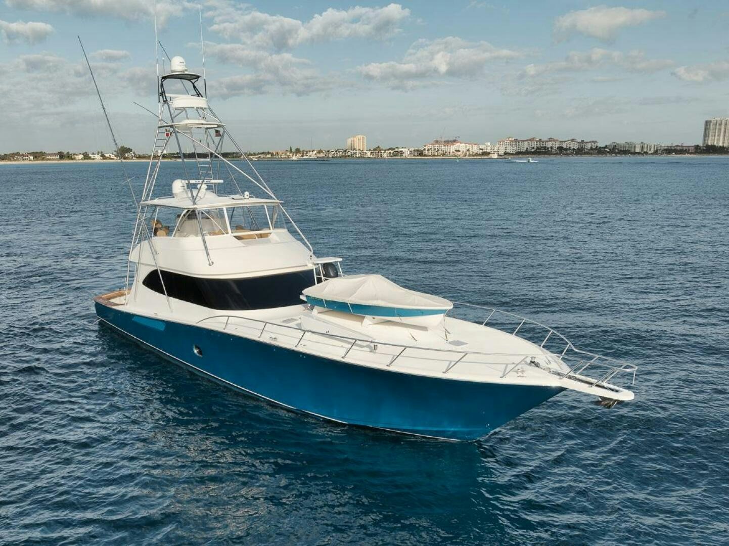 a boat in the water aboard SWEETUMS Yacht for Sale