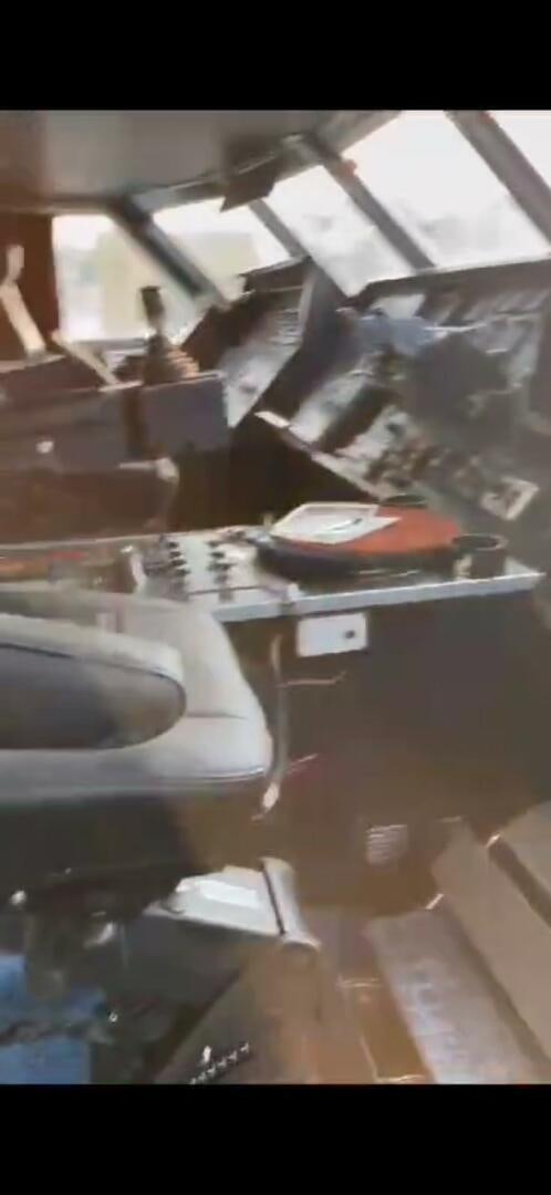a blurry photo of a kitchen aboard TING HONG Yacht for Sale