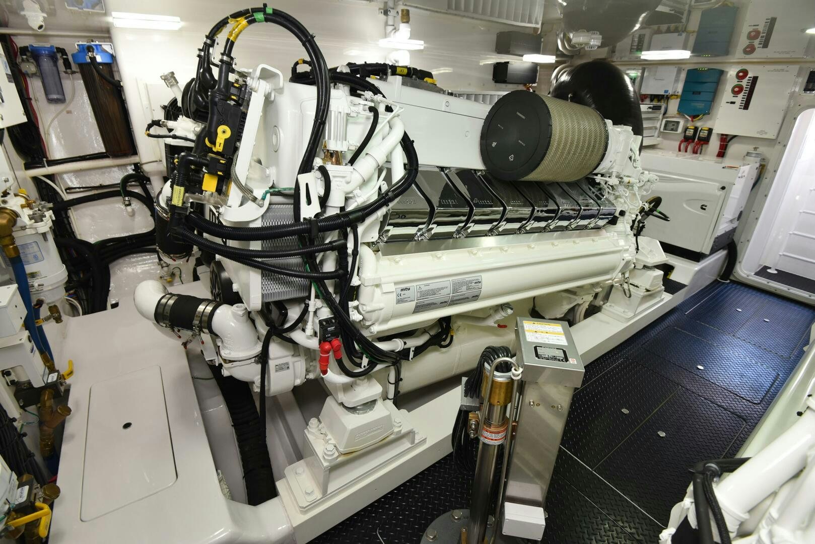 a machine with a large metal object aboard AMANDA P Yacht for Sale