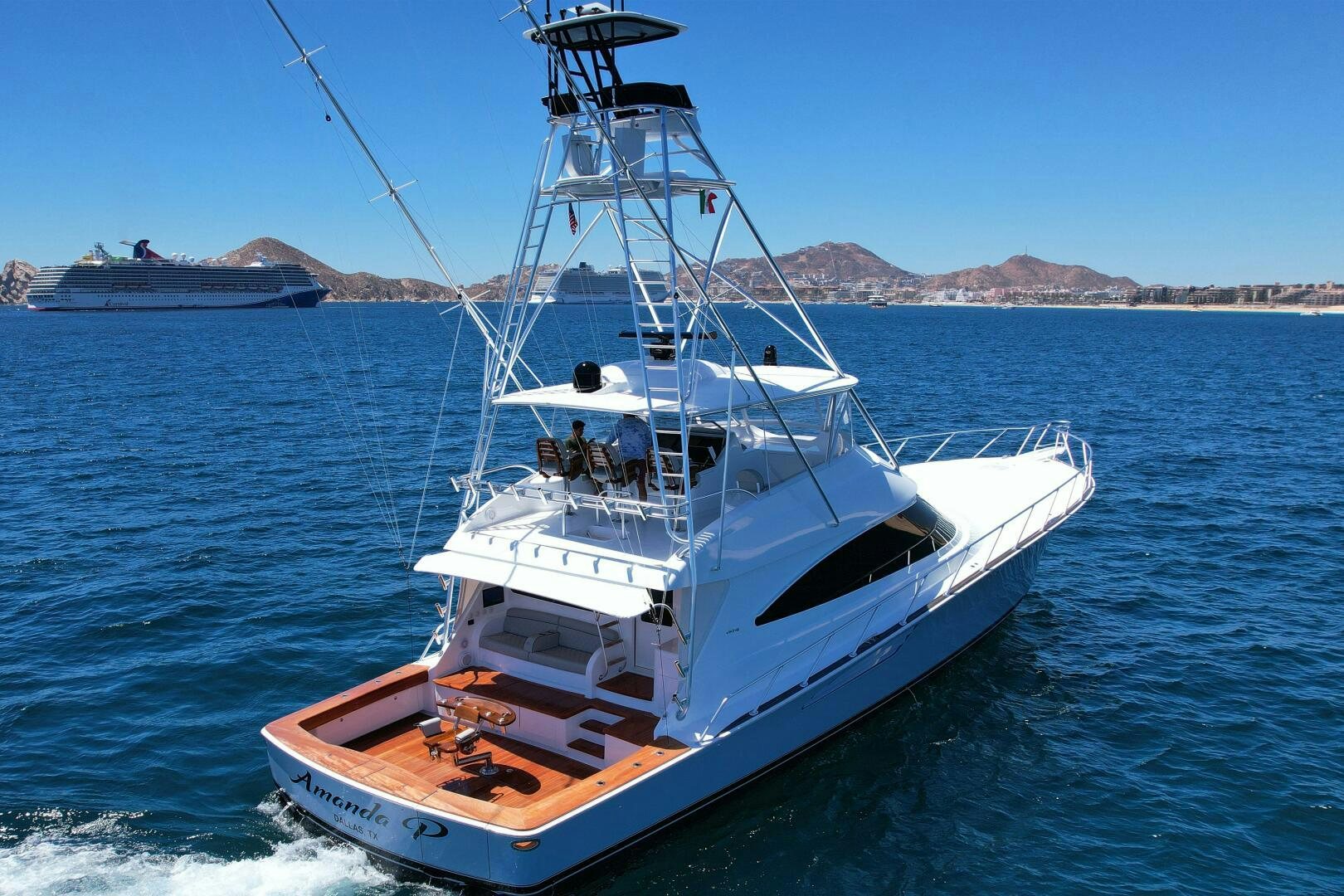 a boat on the water aboard AMANDA P Yacht for Sale