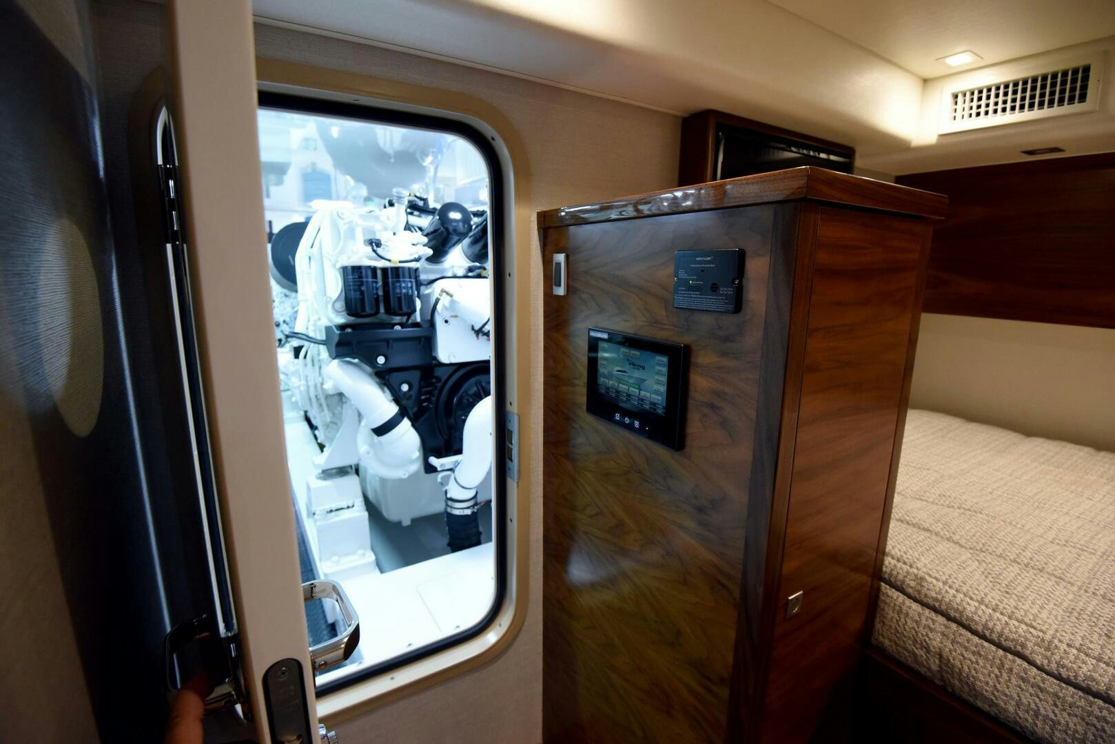 a view of a car from inside a vehicle aboard AMANDA P Yacht for Sale