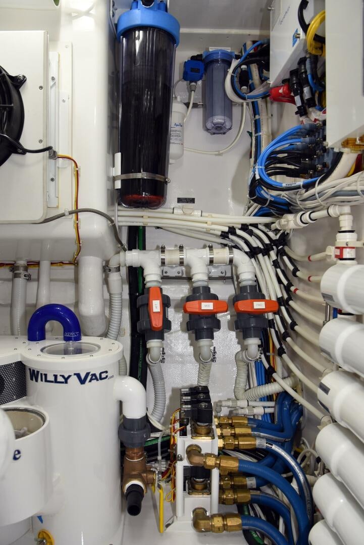 a close-up of a machine aboard AMANDA P Yacht for Sale