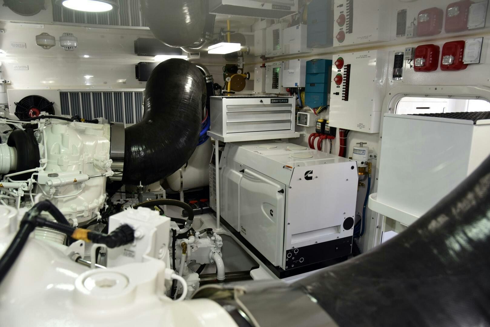 a machine in a room aboard AMANDA P Yacht for Sale