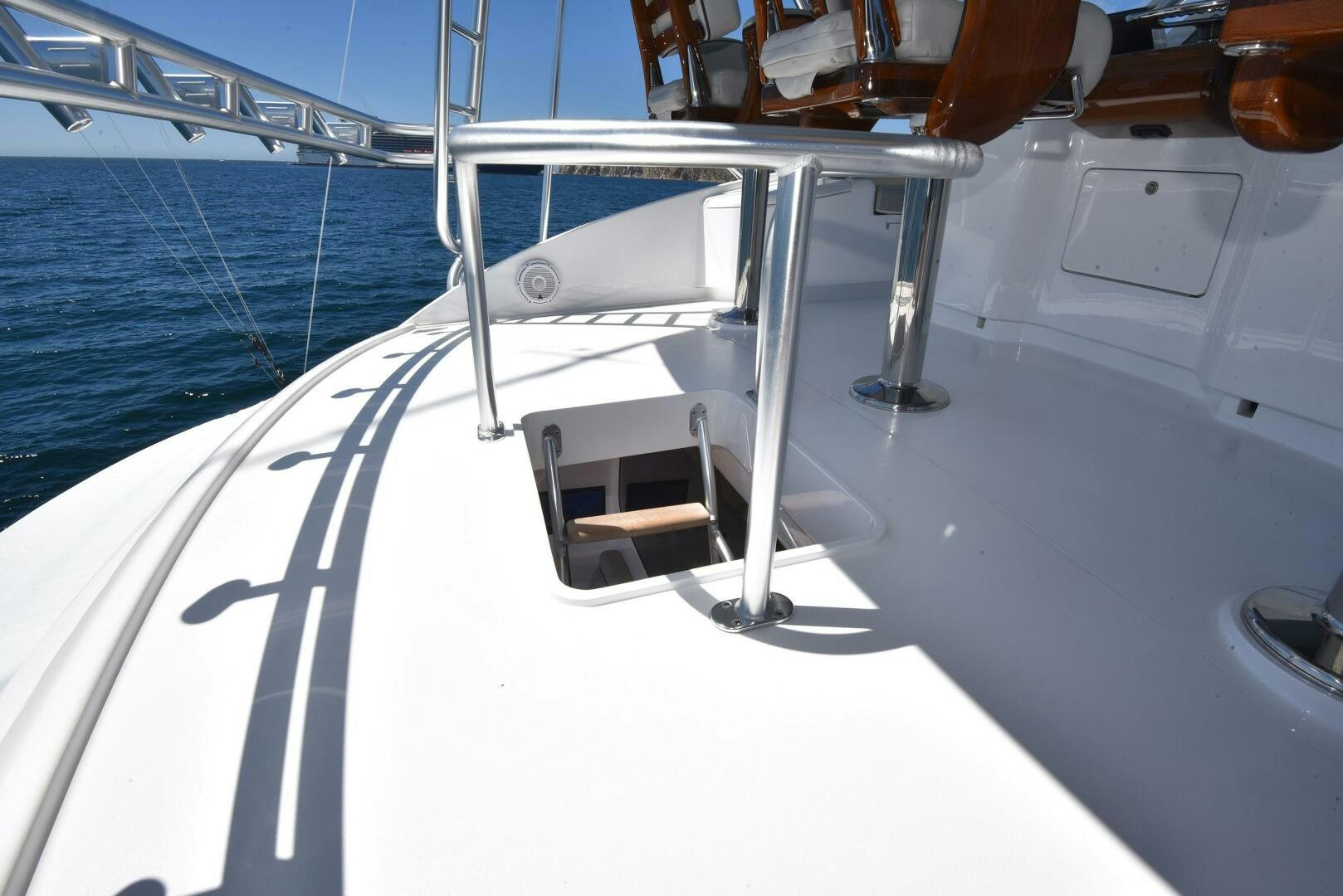 a boat on the water aboard AMANDA P Yacht for Sale
