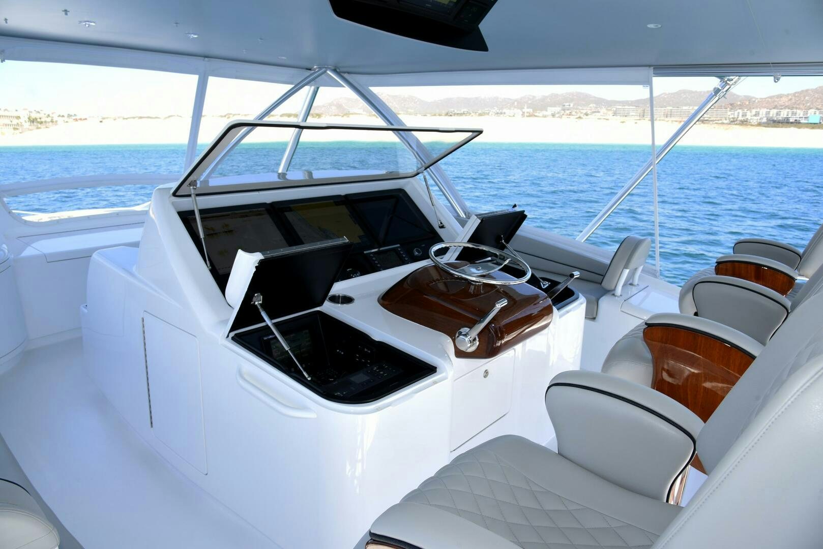 the inside of a boat aboard AMANDA P Yacht for Sale