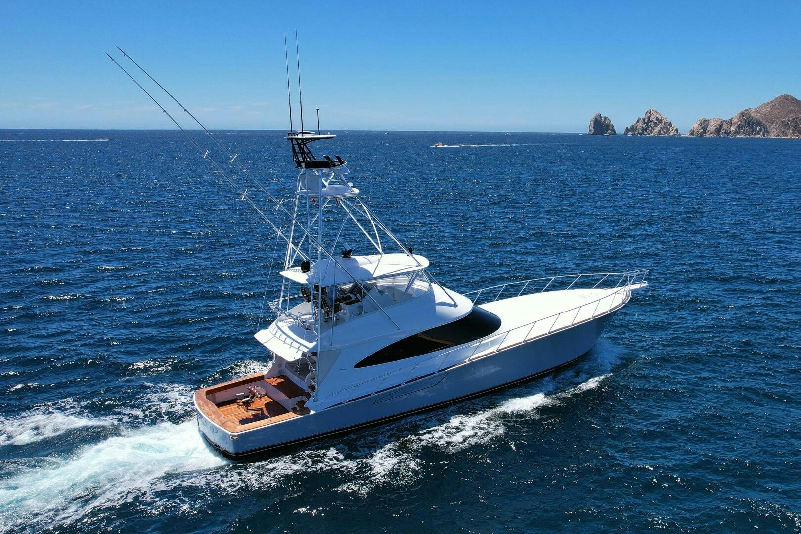 a boat on the water aboard AMANDA P Yacht for Sale