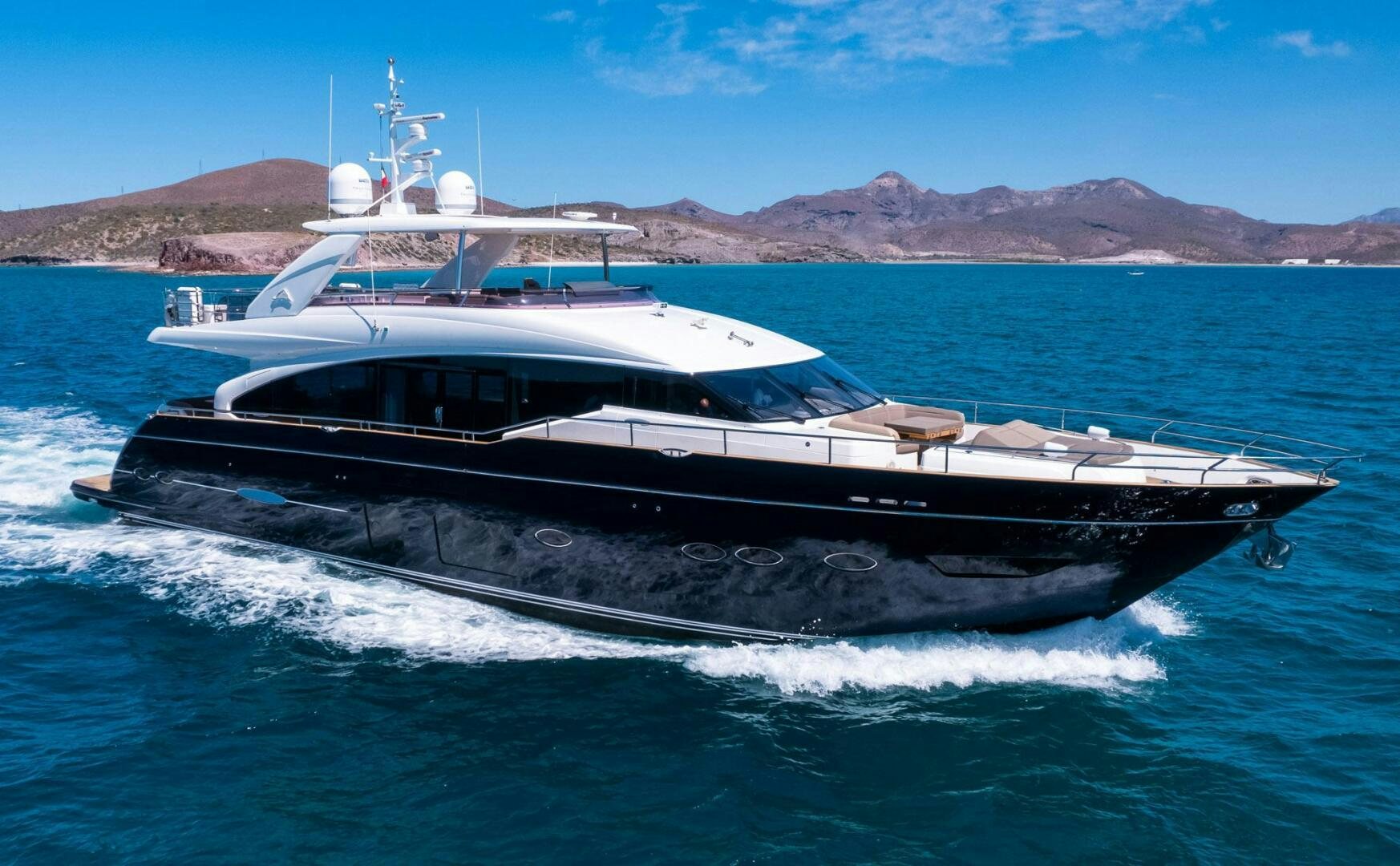 a boat on the water aboard SATORI Yacht for Sale