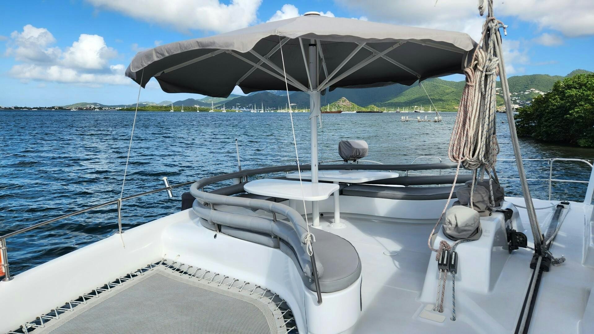 a boat on the water aboard FAT CAT Yacht for Sale