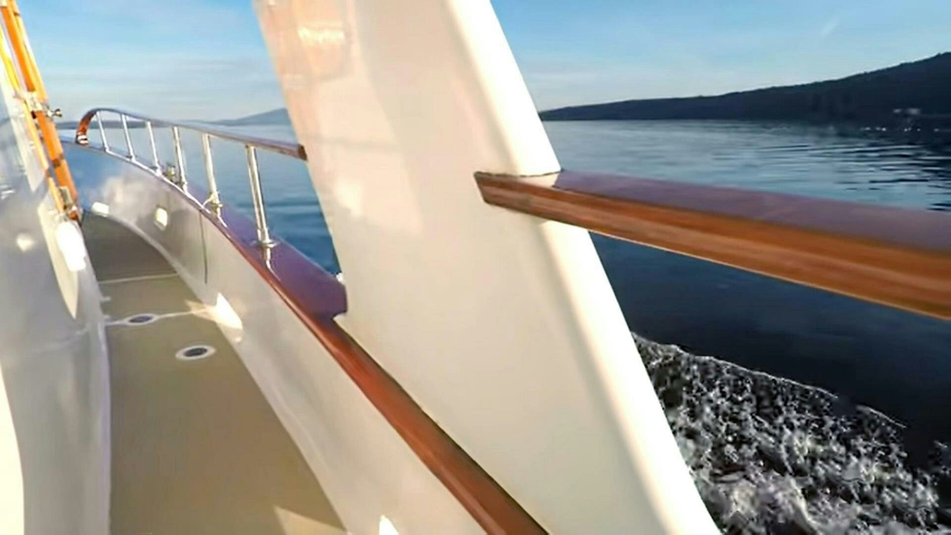 a boat on the water aboard PIONEER Yacht for Sale