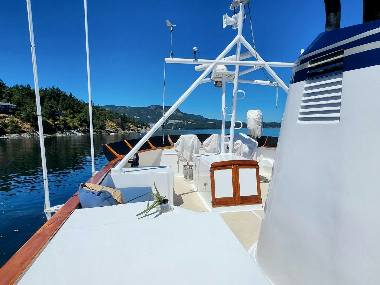 a boat on the water aboard PIONEER Yacht for Sale