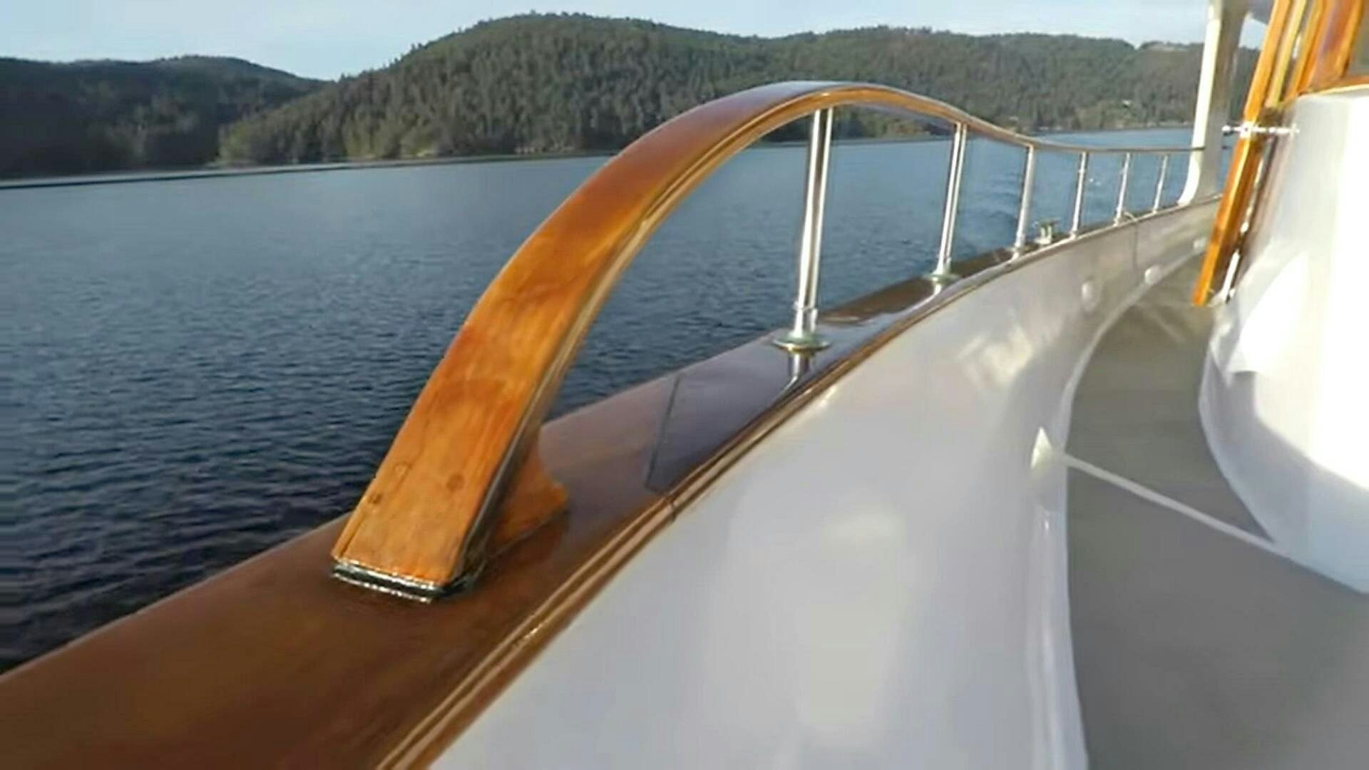 a boat on the water aboard PIONEER Yacht for Sale