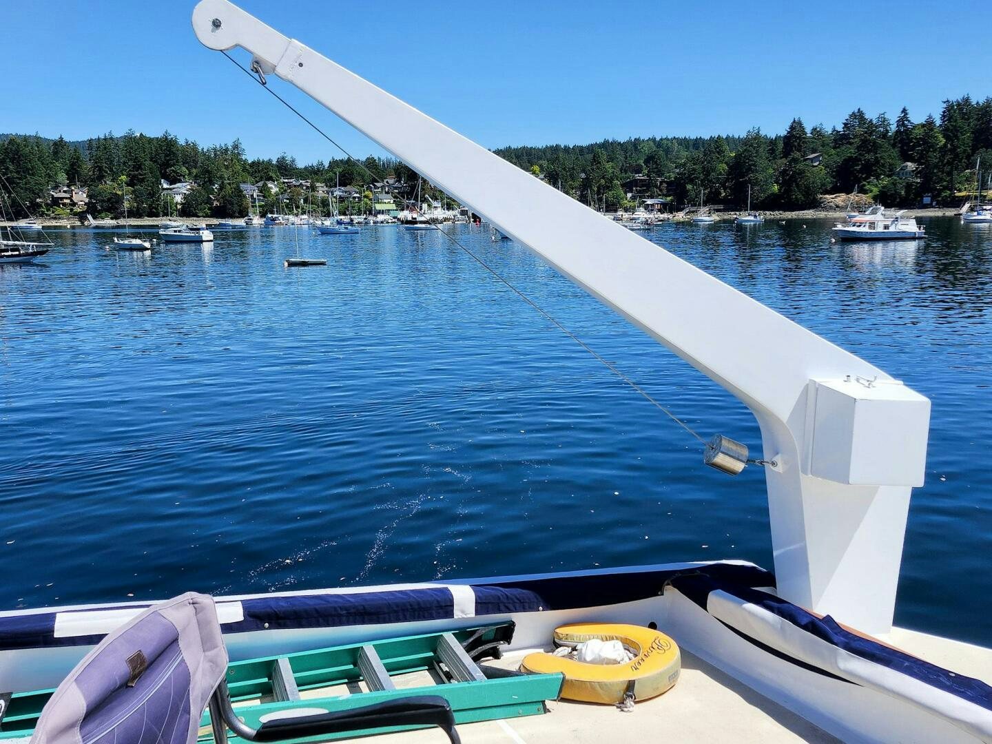 a boat on the water aboard PIONEER Yacht for Sale
