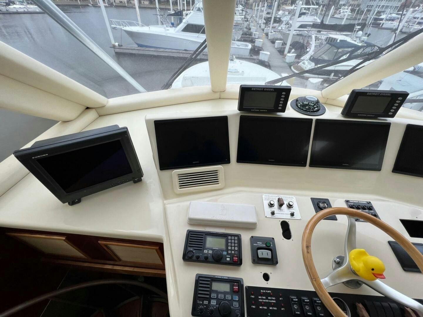 a group of computers aboard BUCK-N-BILLS Yacht for Sale