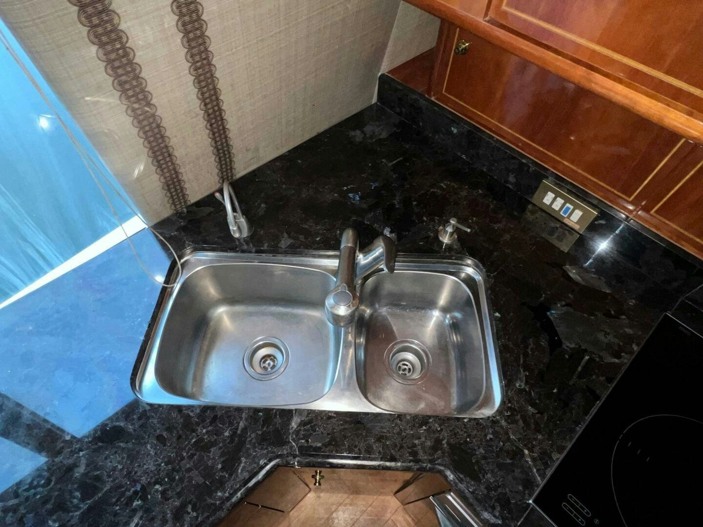 a couple of sinks in a kitchen aboard BUCK-N-BILLS Yacht for Sale