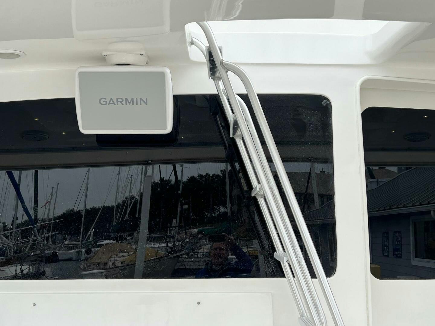 a person sitting in a car aboard BUCK-N-BILLS Yacht for Sale