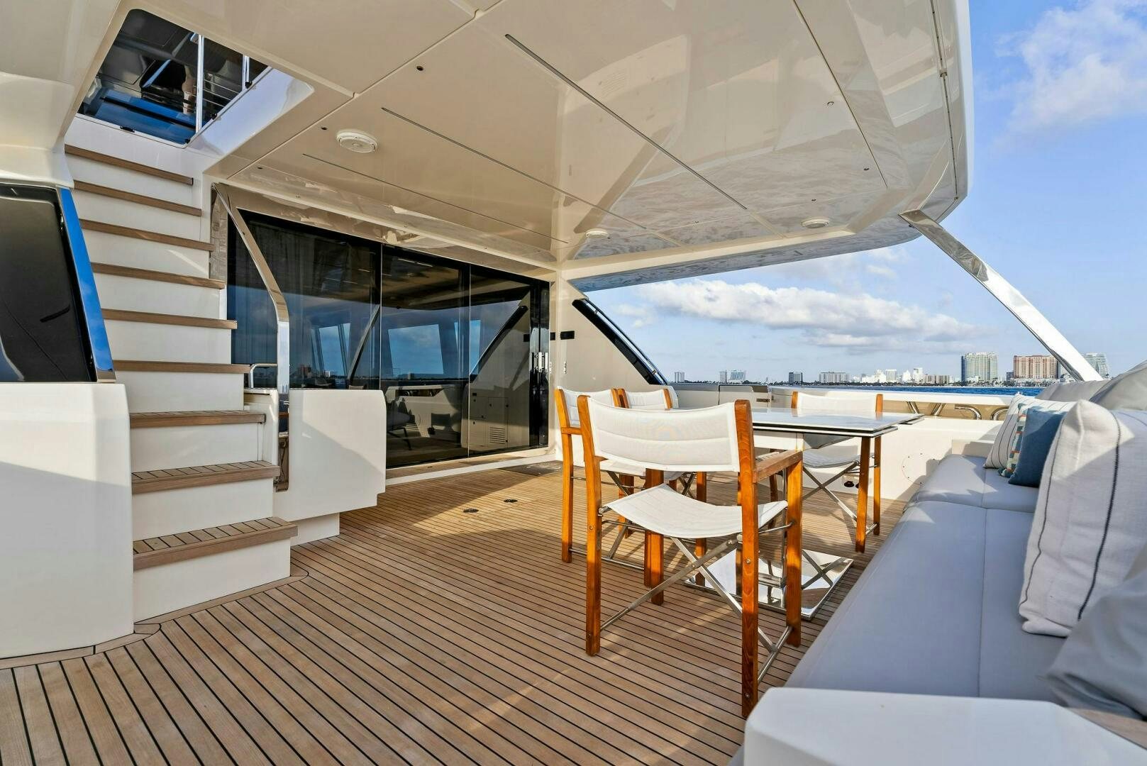 a boat on the water aboard SILHOUETTE Yacht for Sale