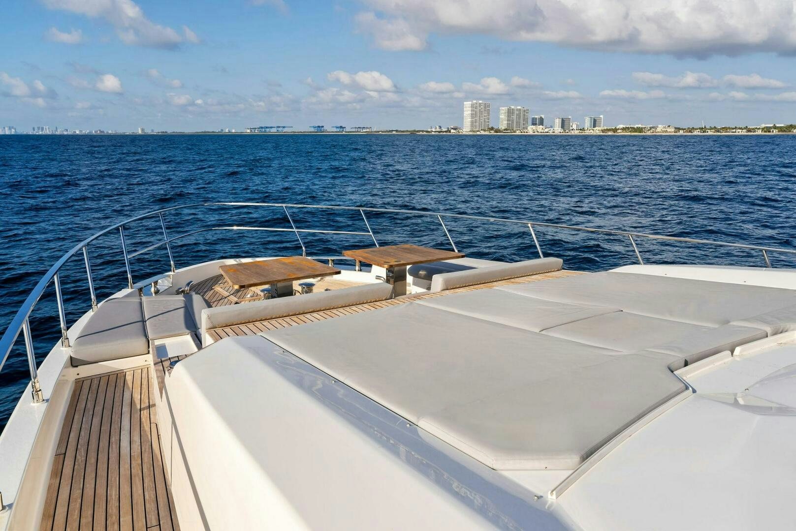 a boat on the water aboard SILHOUETTE Yacht for Sale