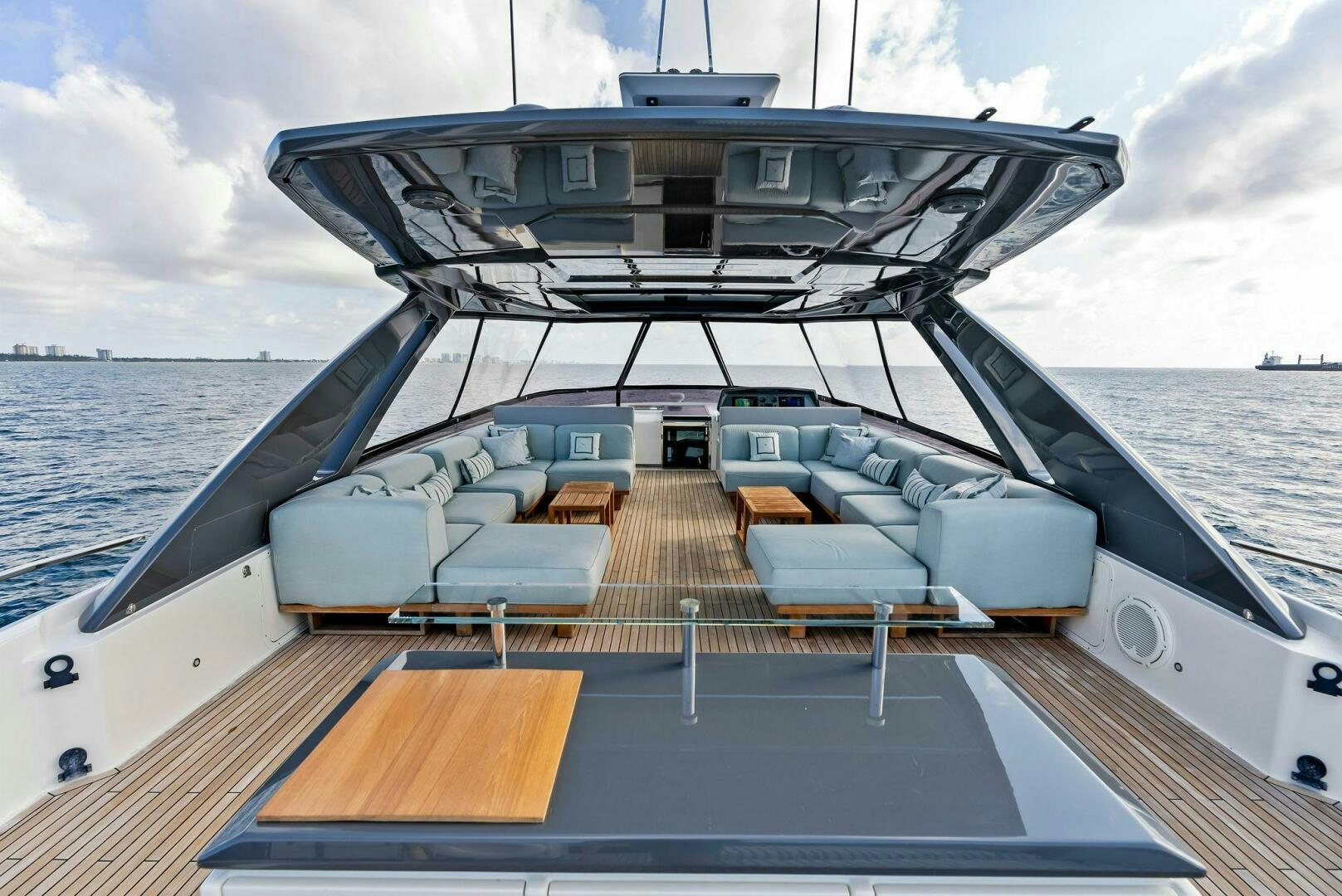 a boat on the water aboard SILHOUETTE Yacht for Sale