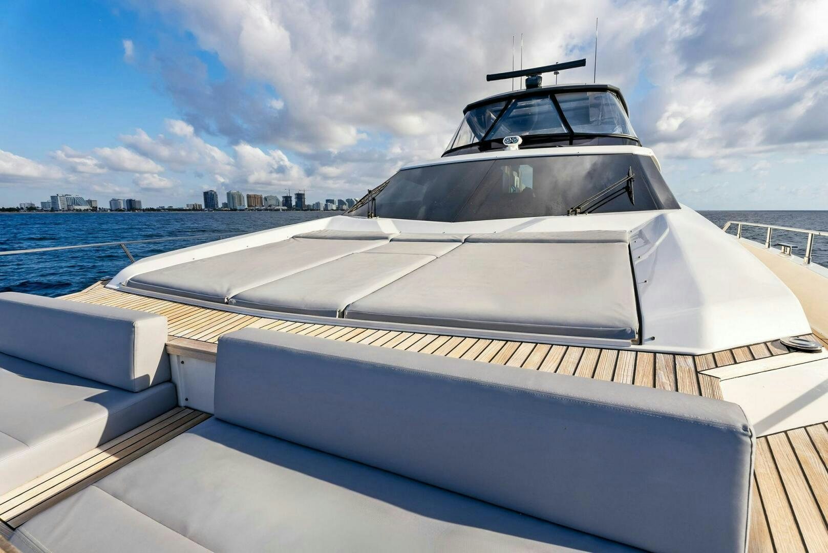 a boat on the water aboard SILHOUETTE Yacht for Sale