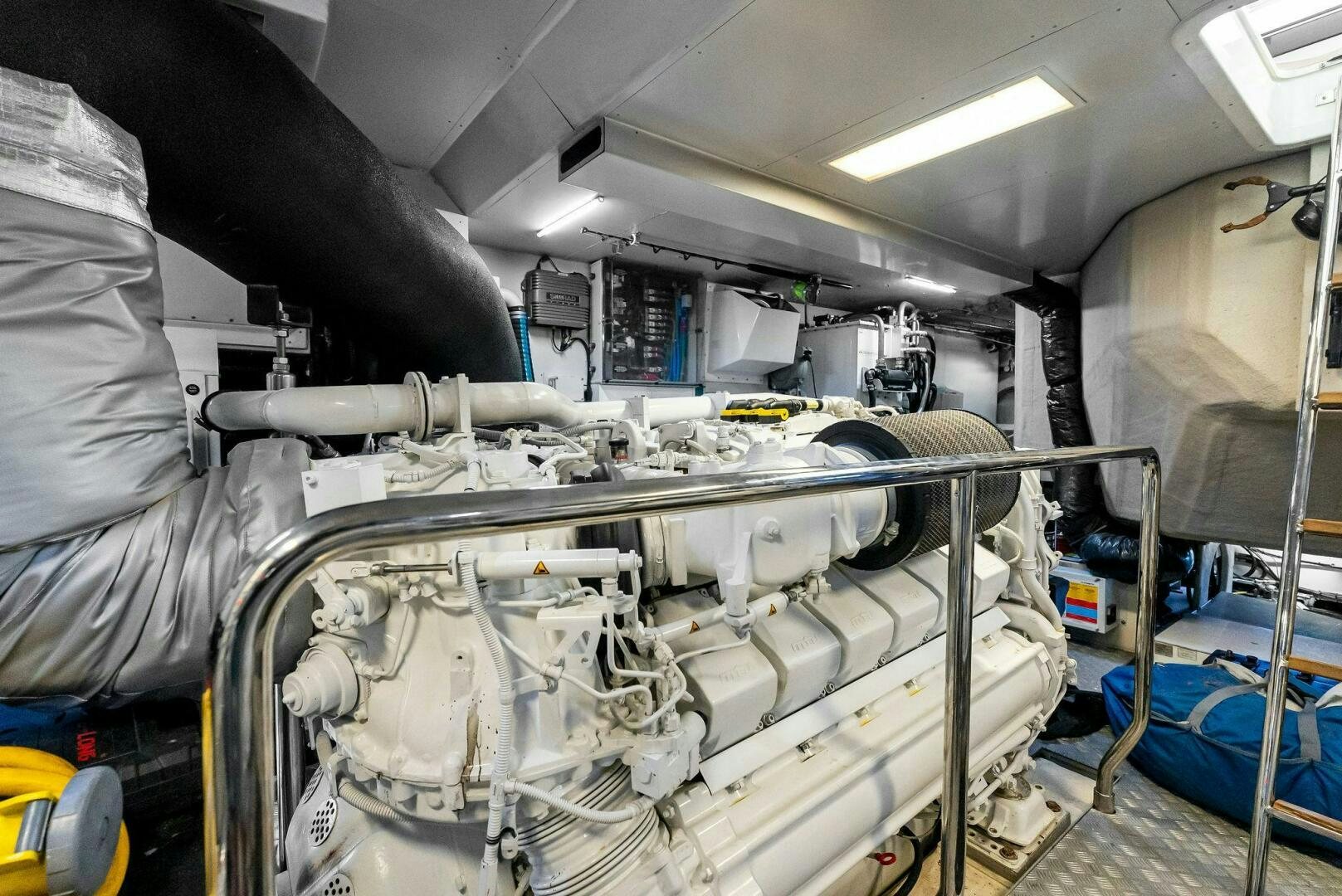 a machine in a factory aboard SILHOUETTE Yacht for Sale