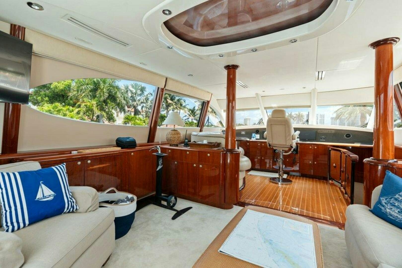 inside of a boat aboard FOMO2 Yacht for Sale