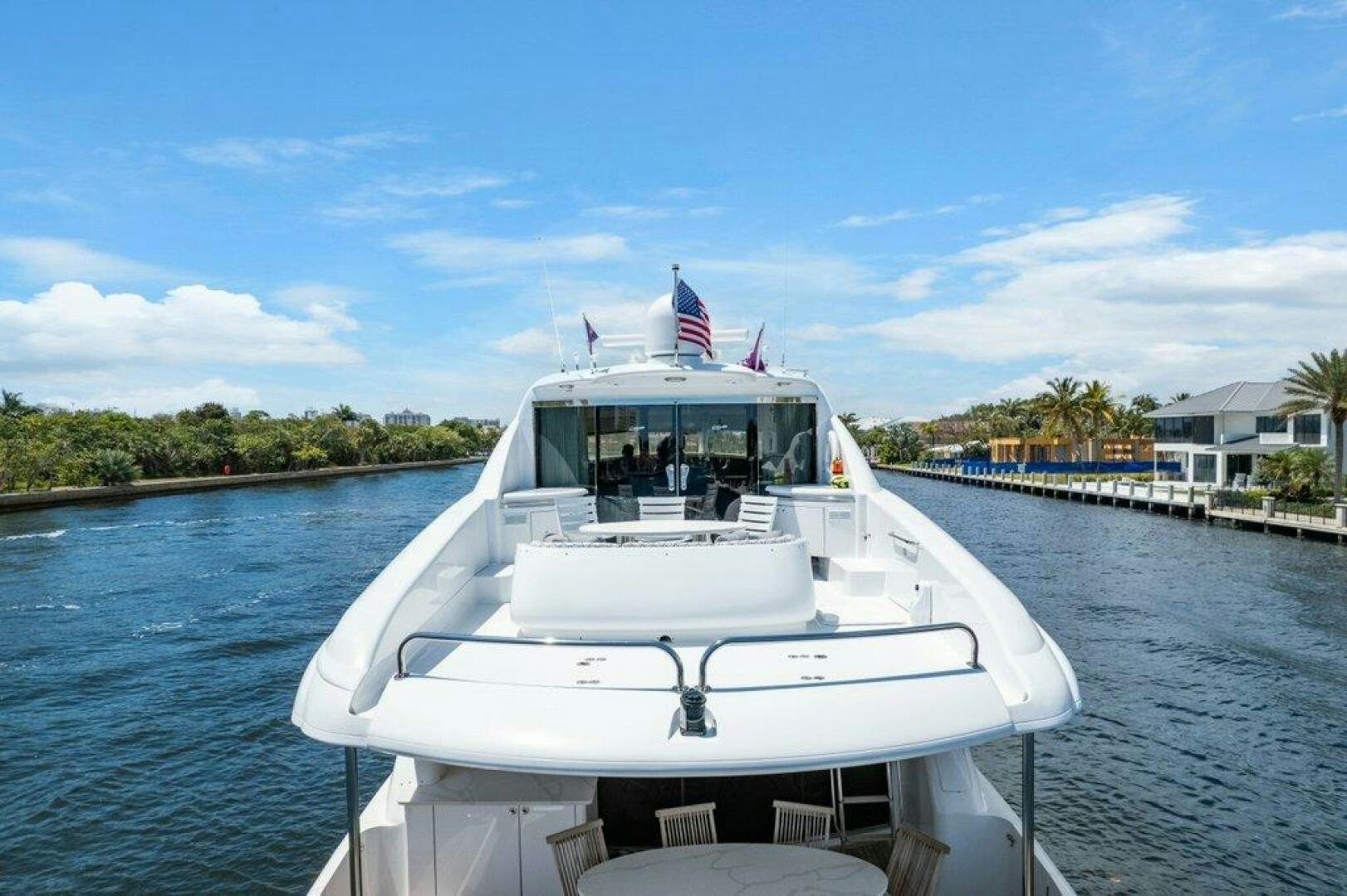 a boat on the water aboard FOMO2 Yacht for Sale