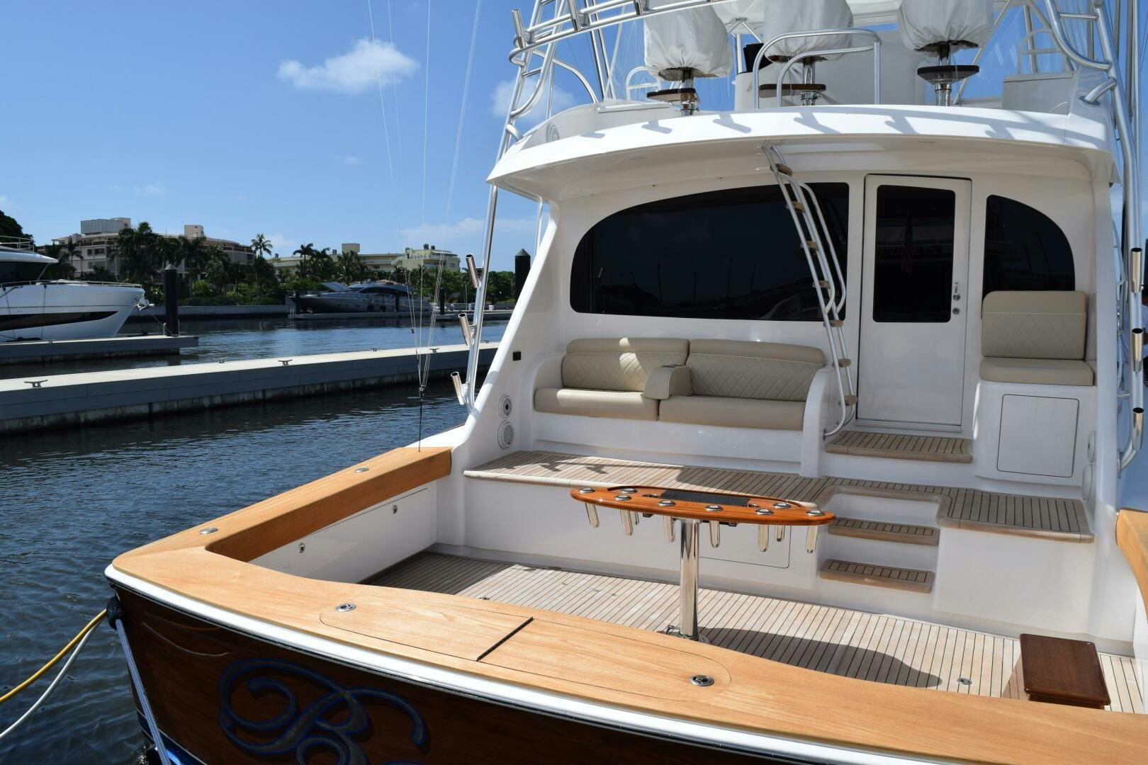 a boat on the water aboard BACCHUS Yacht for Sale