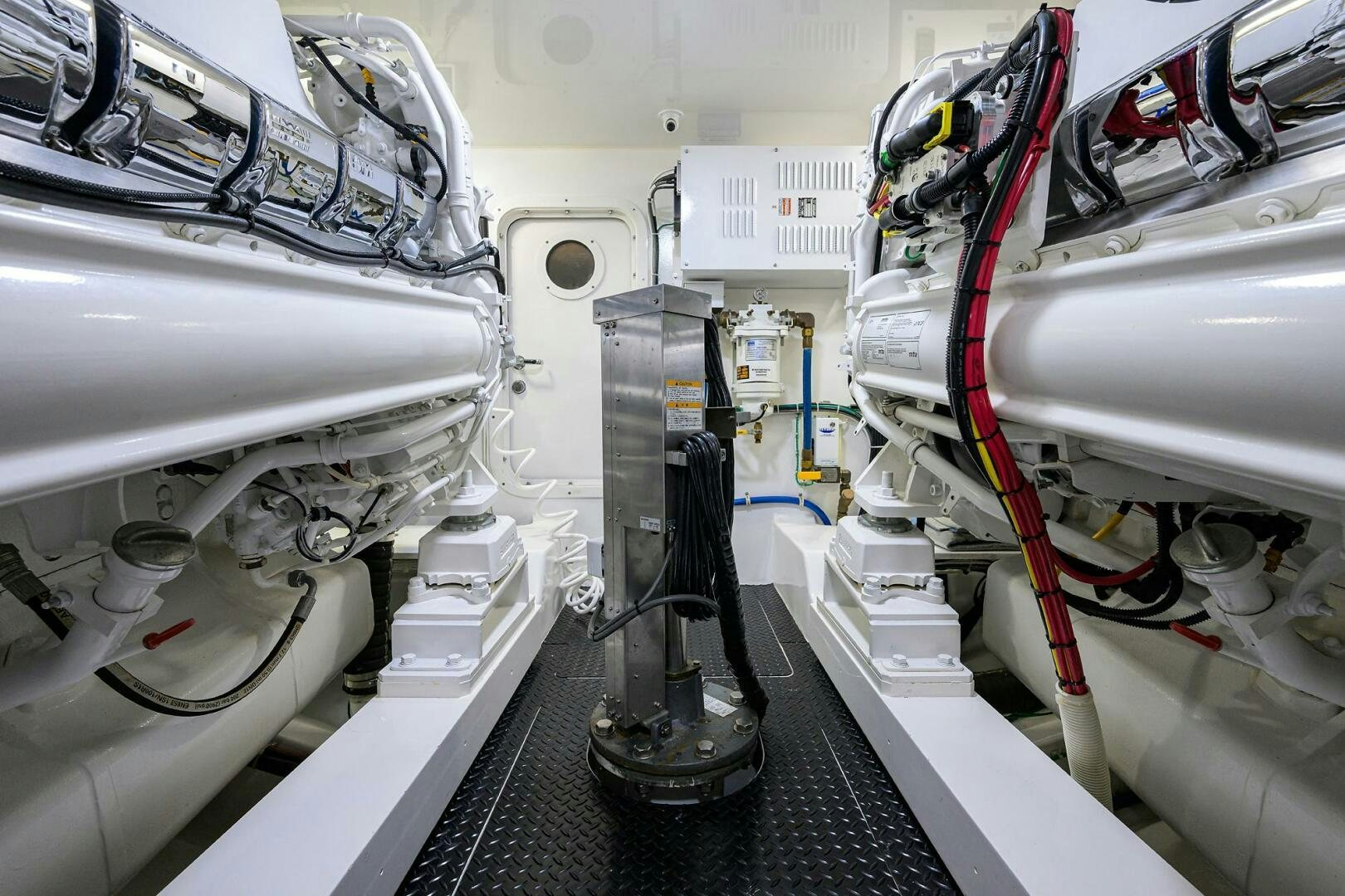 a close-up of a machine aboard BACCHUS Yacht for Sale
