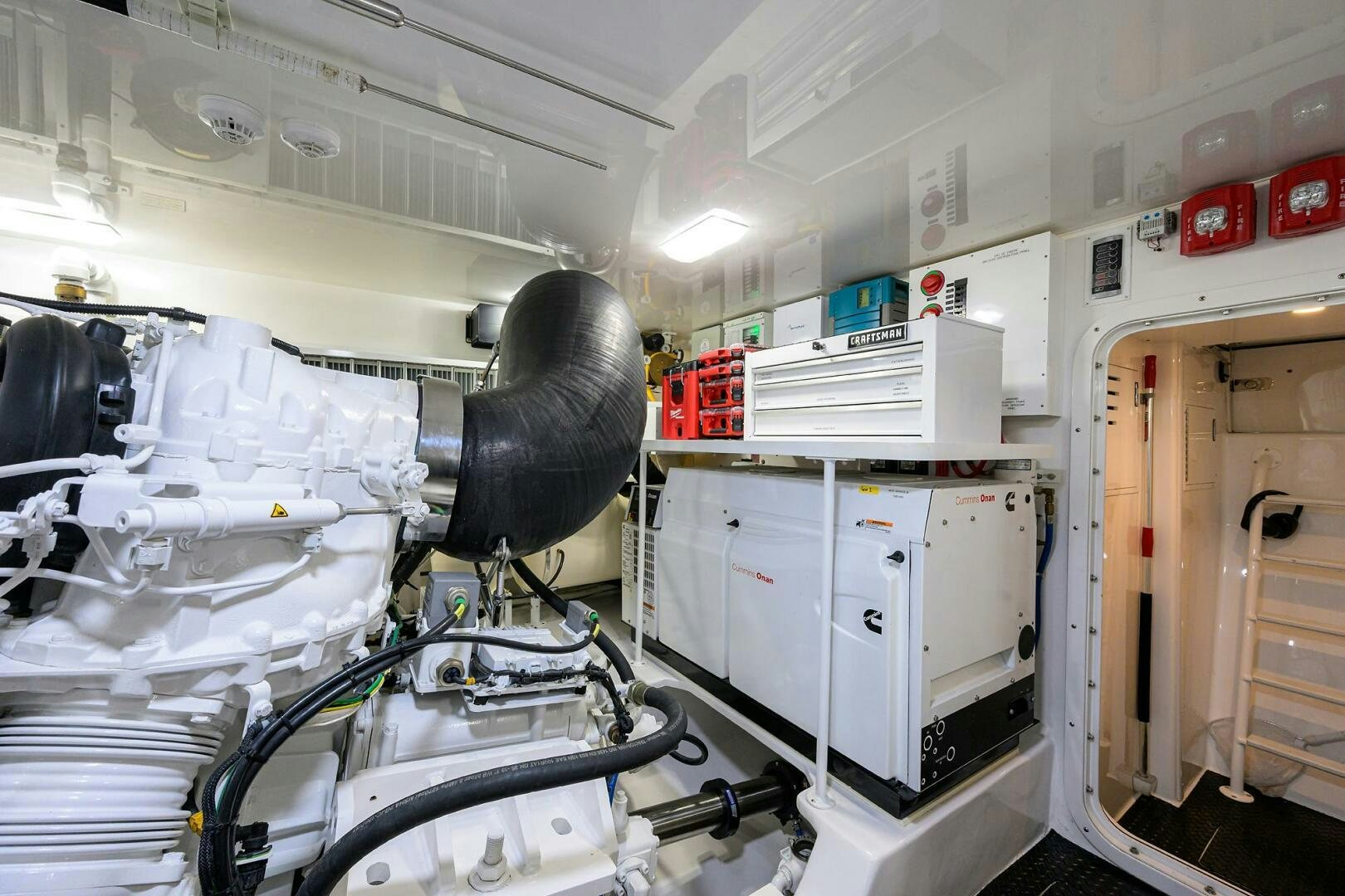 a room with medical equipment aboard BACCHUS Yacht for Sale