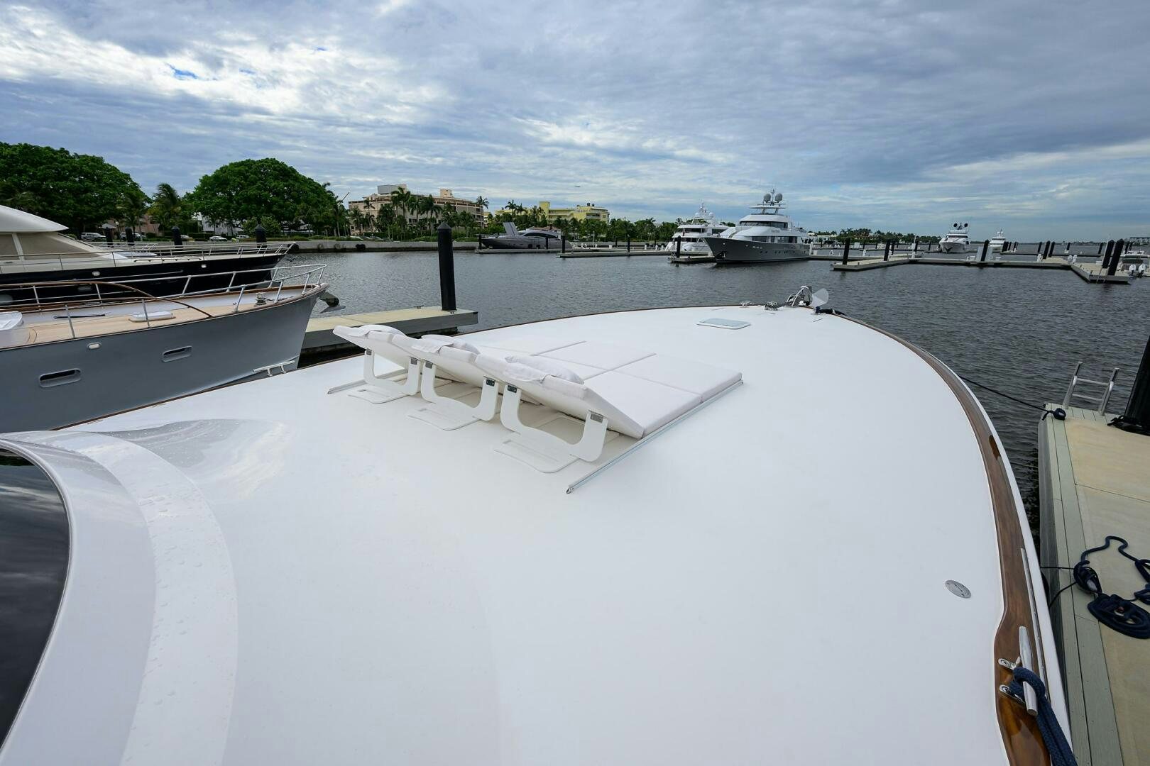 a boat on the water aboard BACCHUS Yacht for Sale