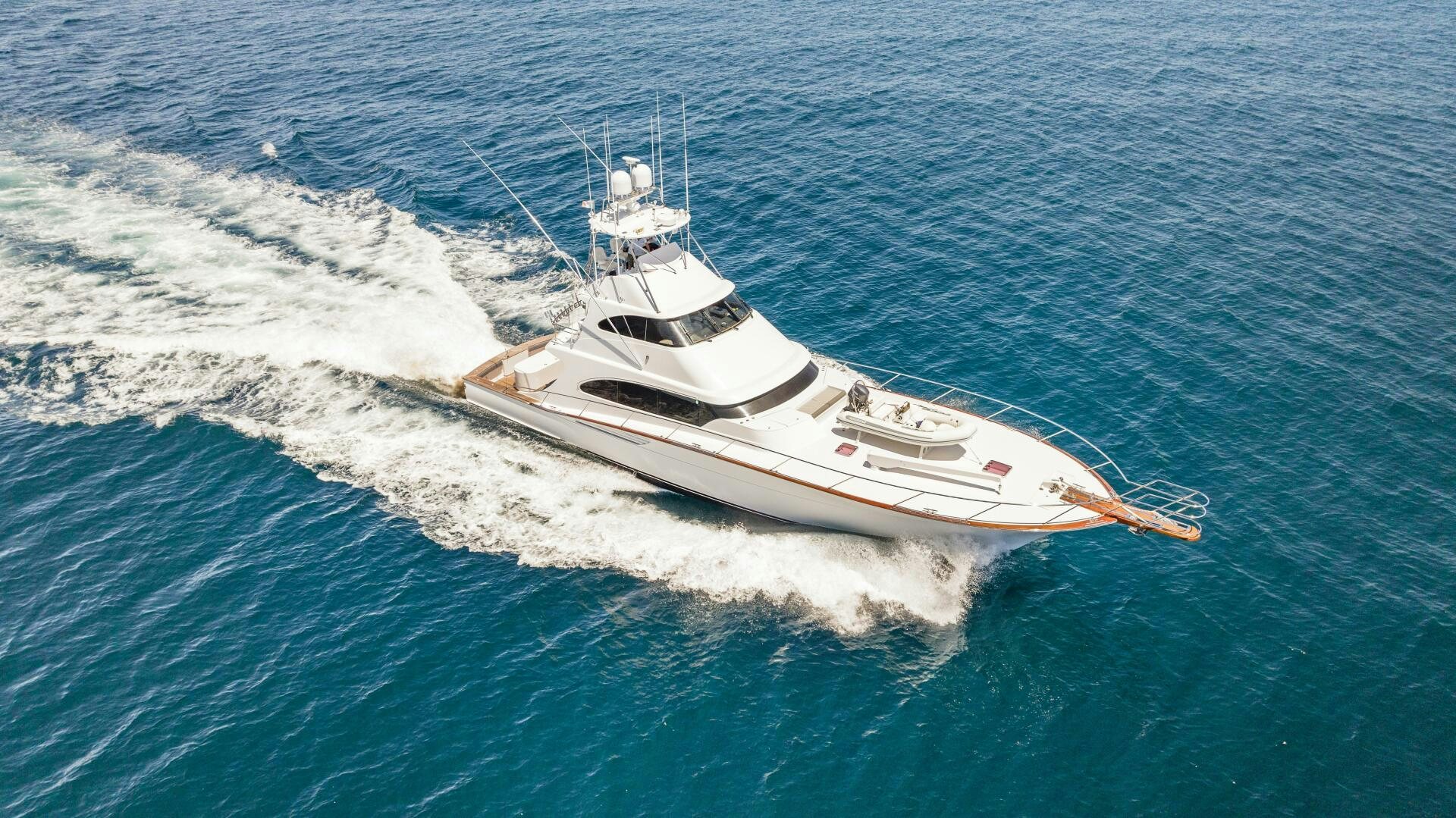 a boat on the water aboard SALTY K Yacht for Sale