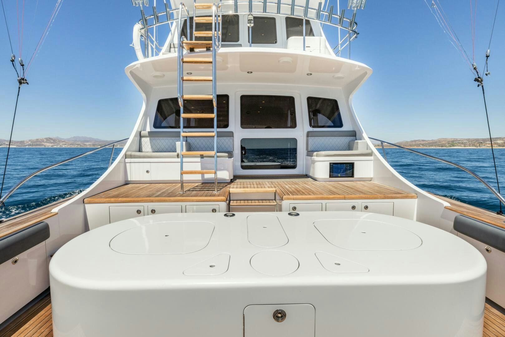 a boat on the water aboard SALTY K Yacht for Sale