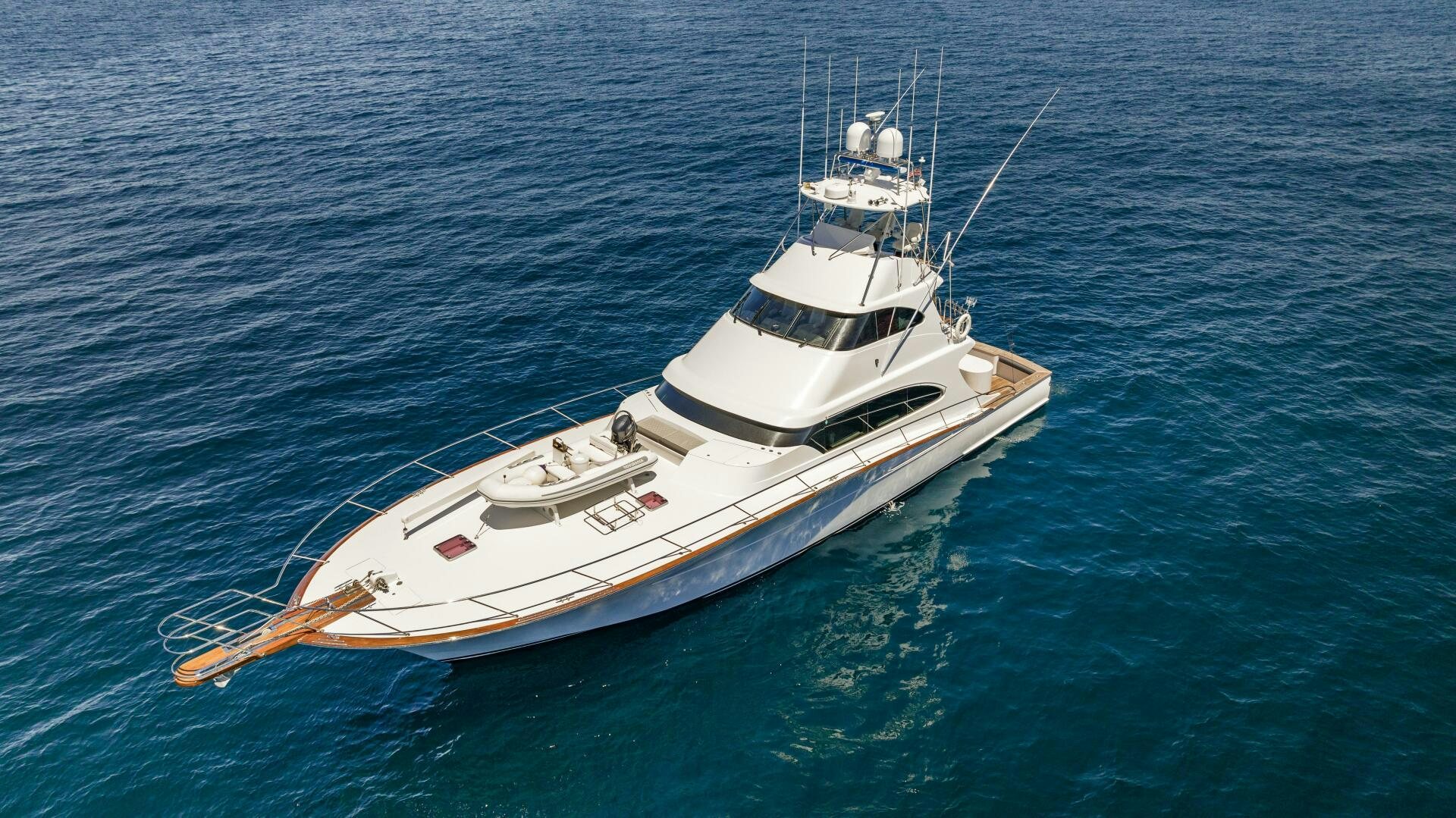 a boat in the water aboard SALTY K Yacht for Sale
